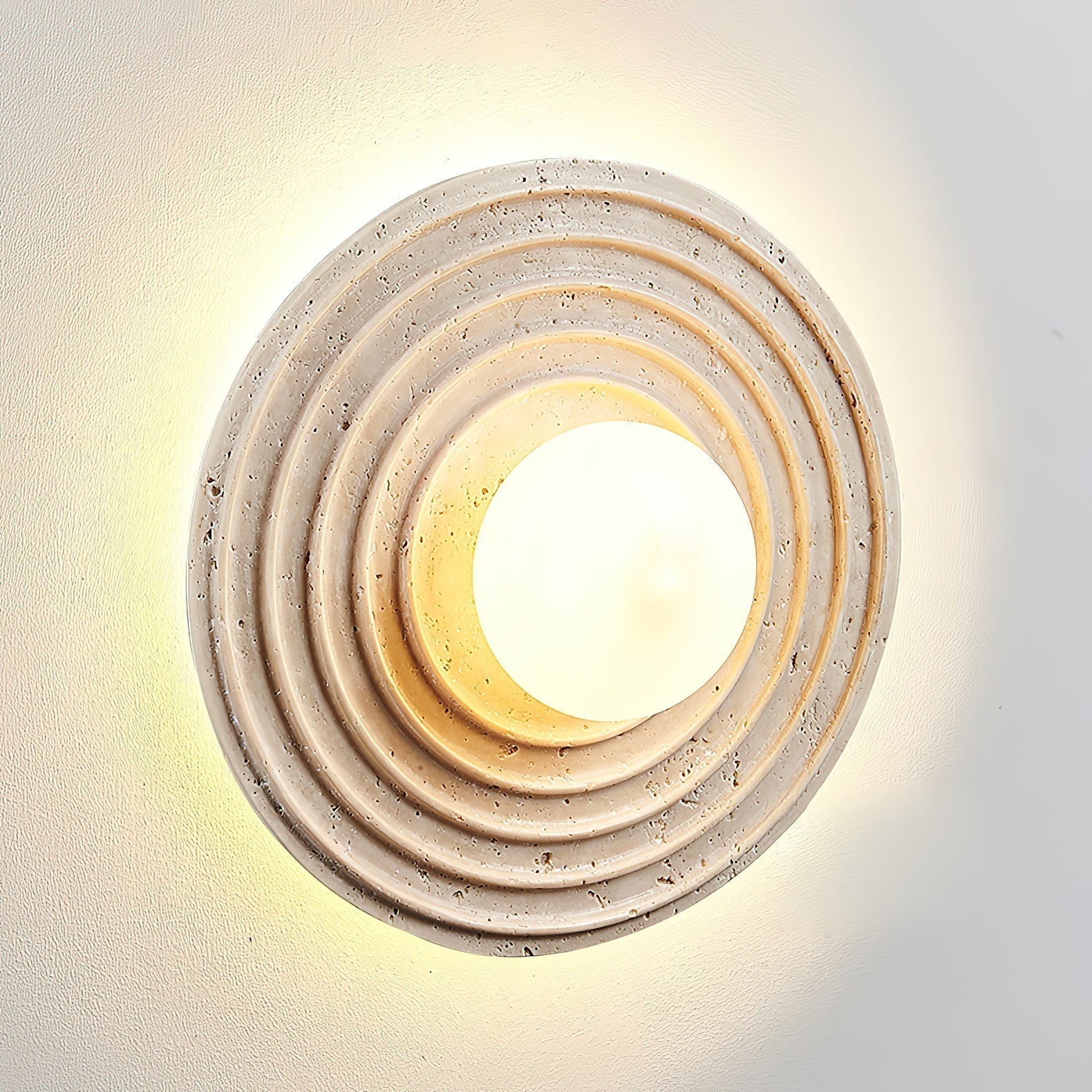 Ilorarae Modern Minimalist Travertine Wall Lamp - Letslighting