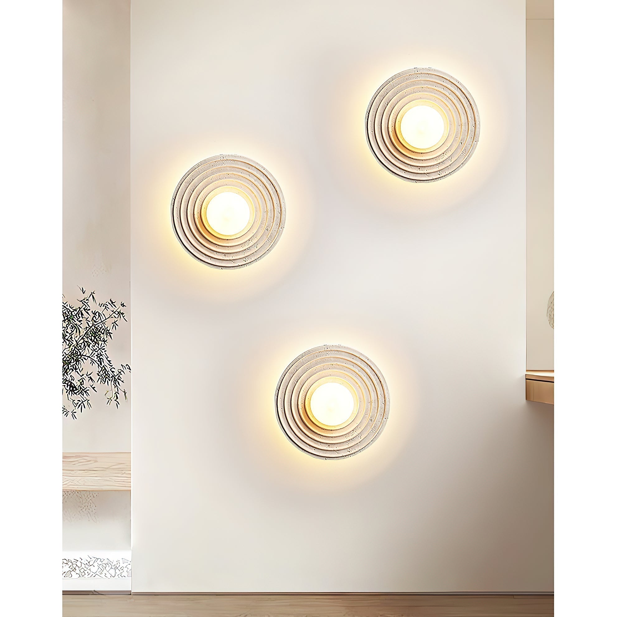 Ilorarae Modern Minimalist Travertine Wall Lamp - Letslighting