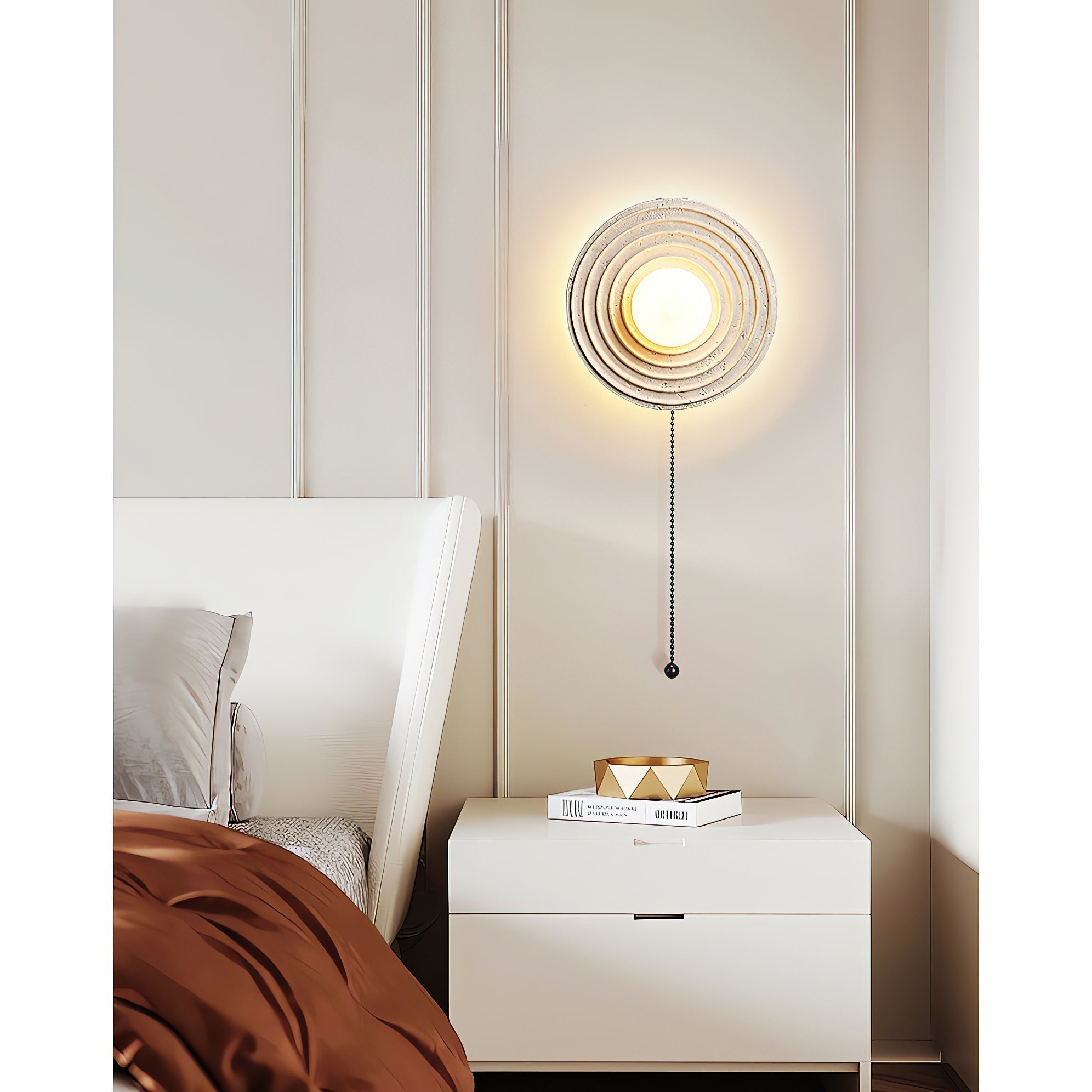 Ilorarae Modern Minimalist Travertine Wall Lamp - Letslighting