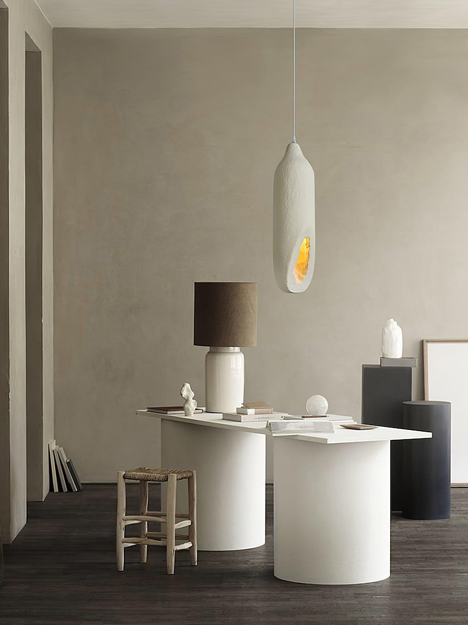 Anorion Moderne Minimalistische Nordische Pendelleuchte aus Kunststoff-Letslighting