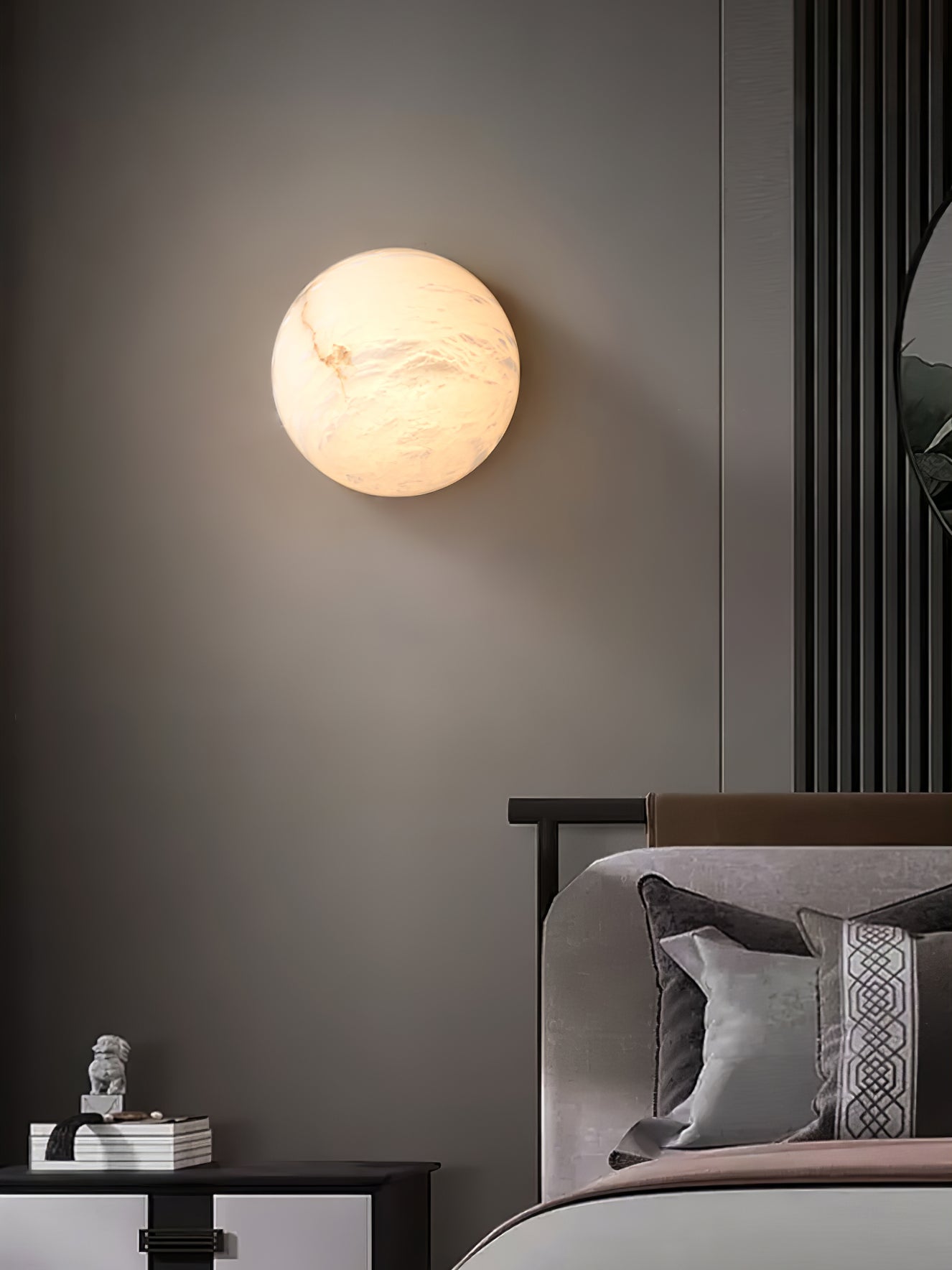 Visoliel Minimalist Alabaster Ceiling Light - Neutralighting
