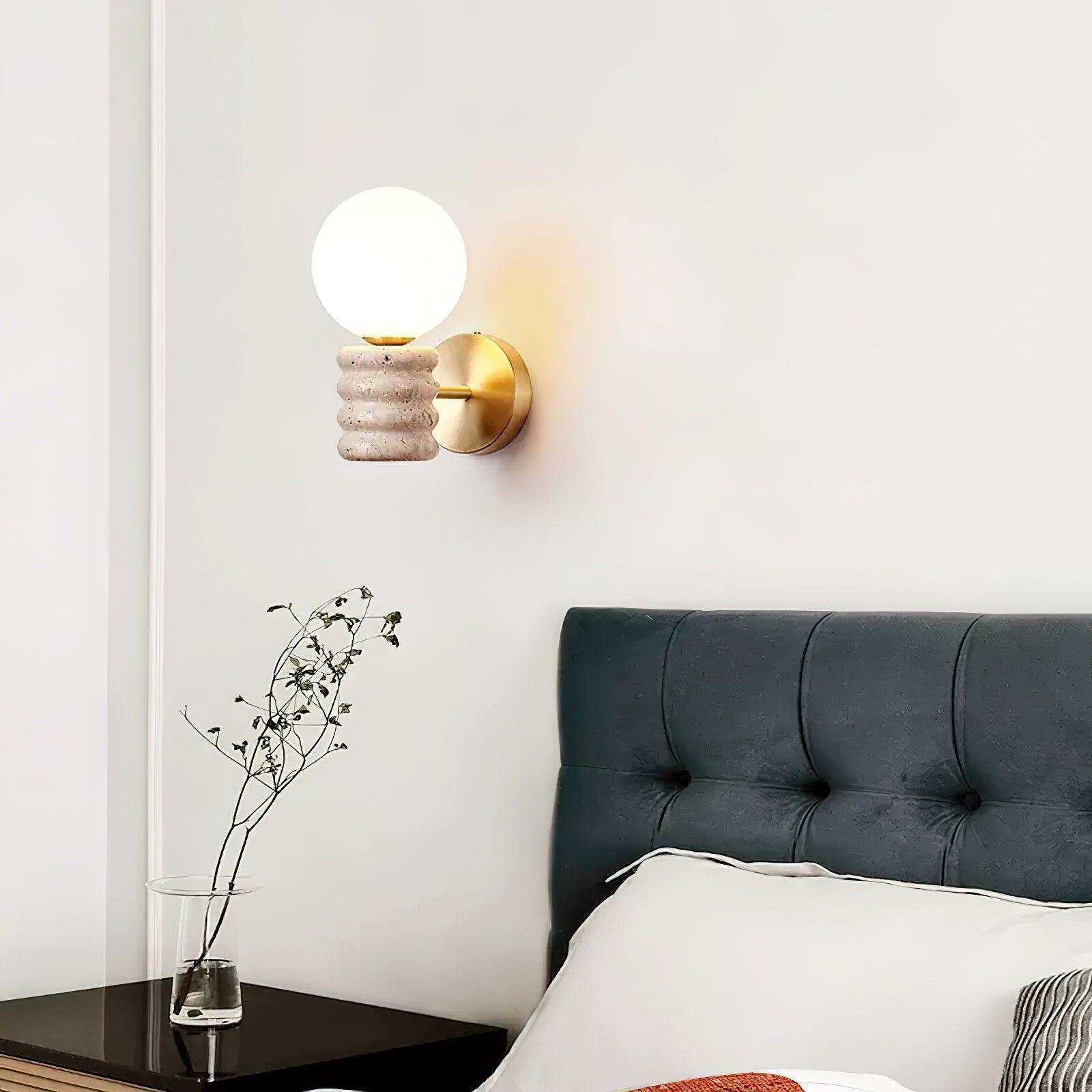 Calenne Travertin Wandleuchte-Letslighting