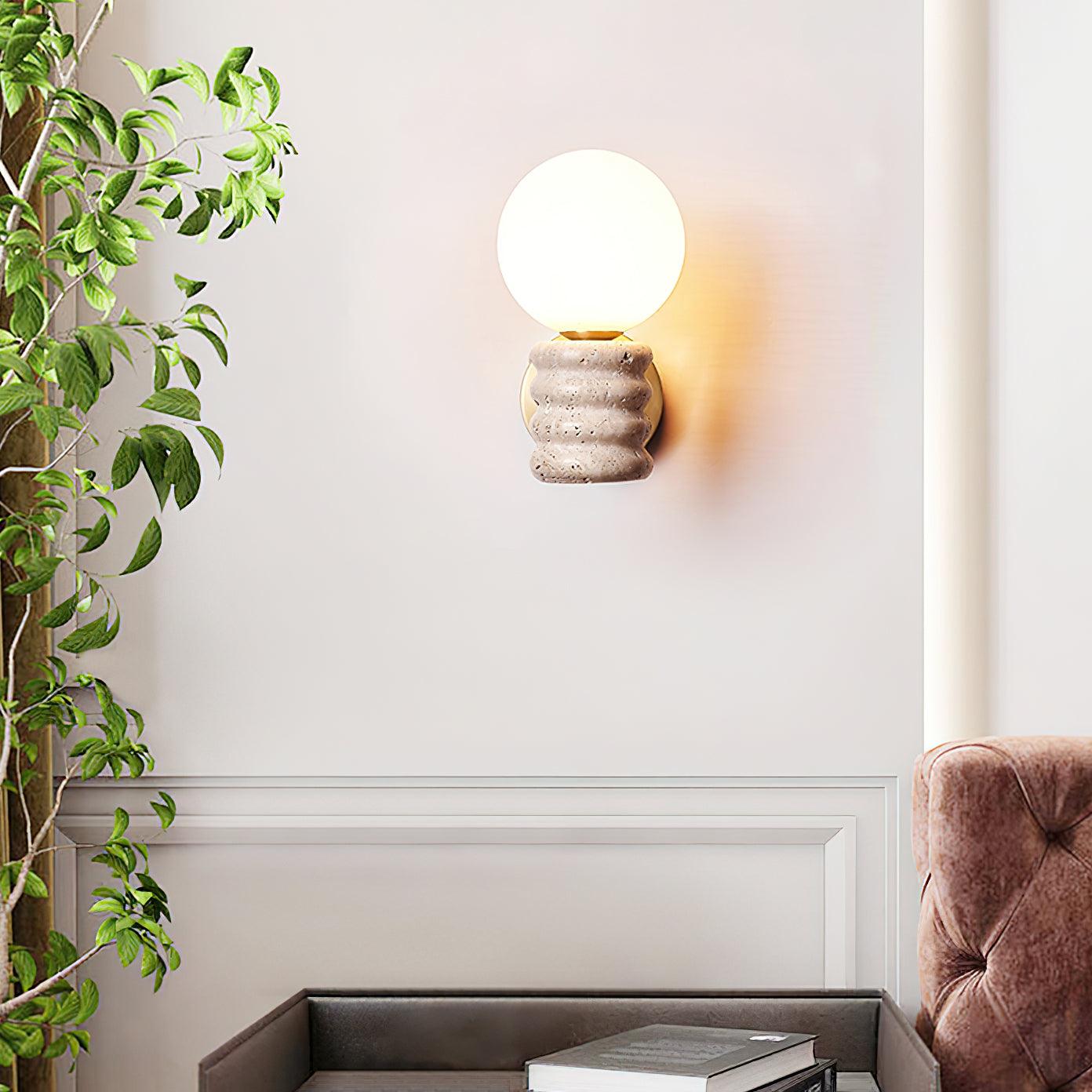 Calenne Travertin Wandleuchte-Letslighting