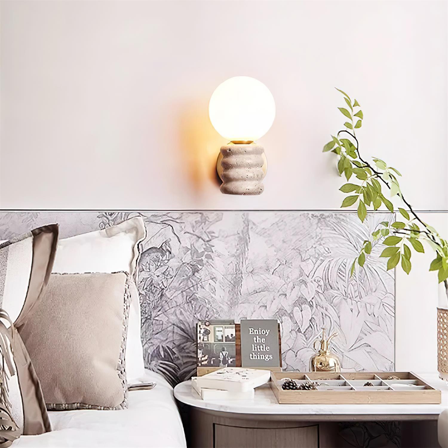 Calenne Travertin Wandleuchte-Letslighting