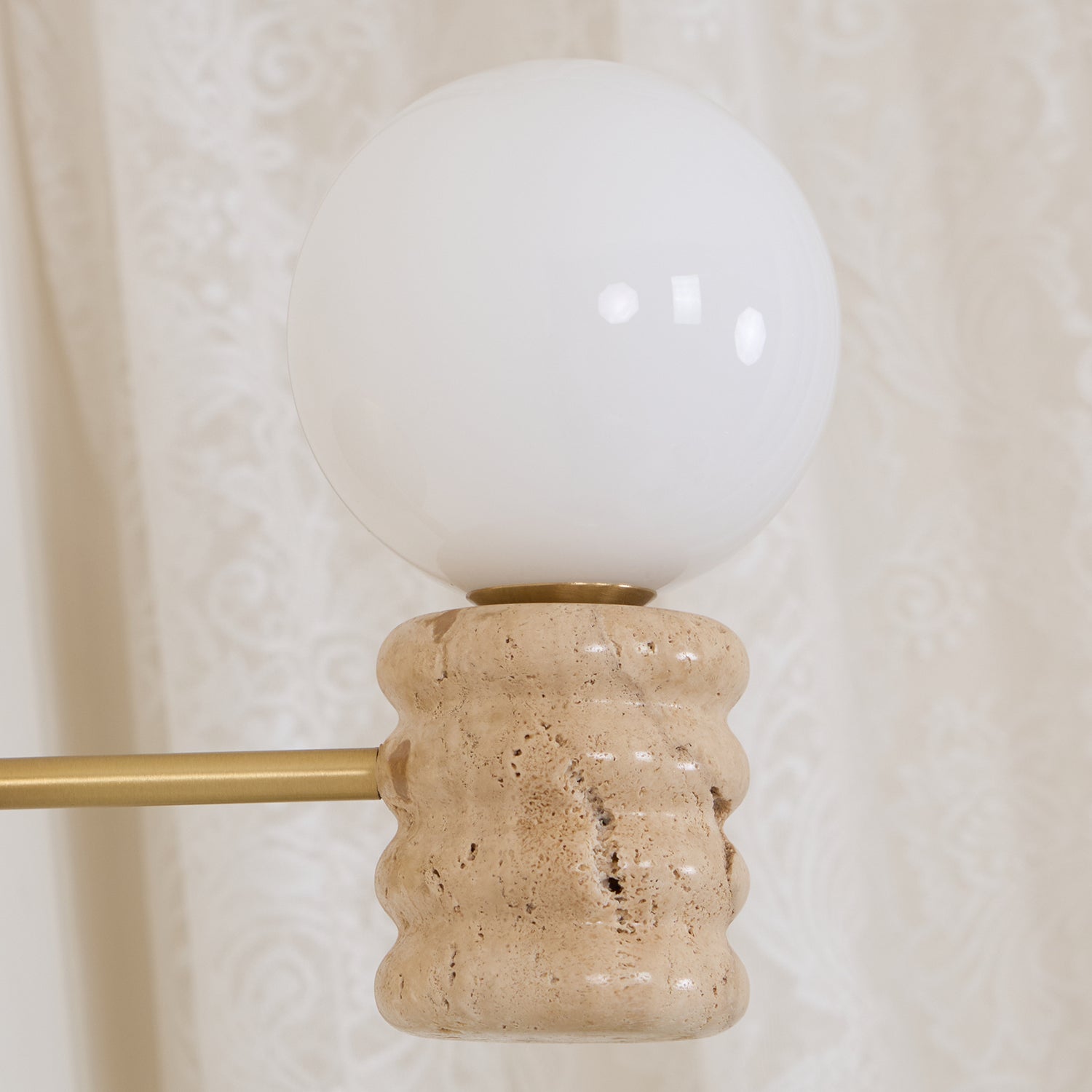 Calenne Wall Lamp Travertine - Letslighting