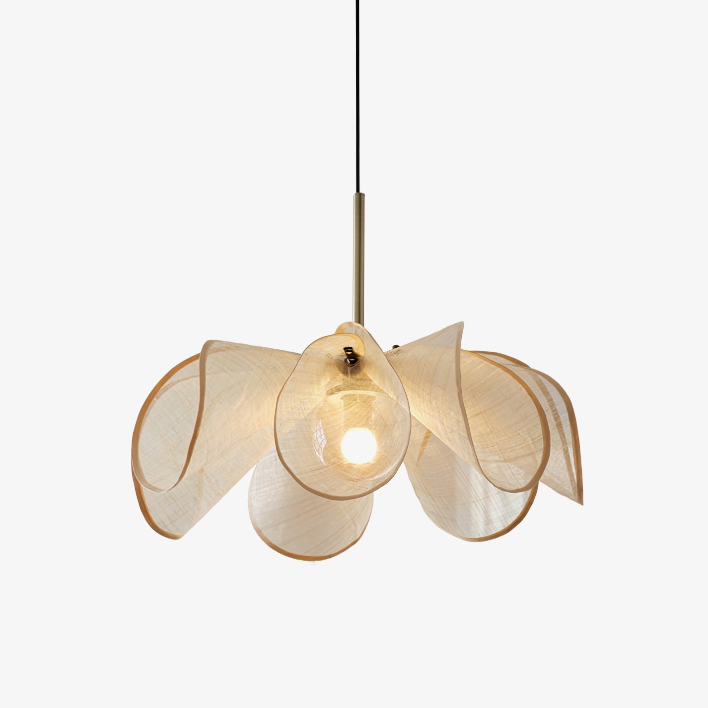 Elowe Abaca-Faser Pendelleuchte-Letslighting
