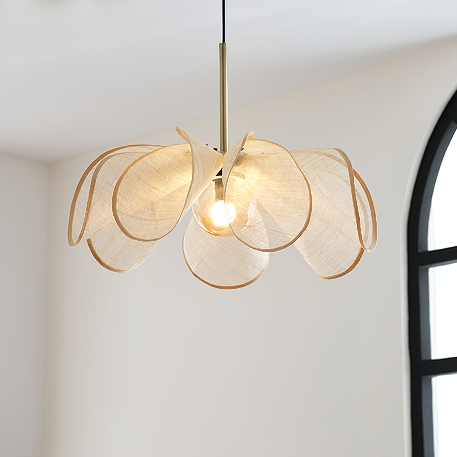 Elowe Abaca-Faser Pendelleuchte-Letslighting
