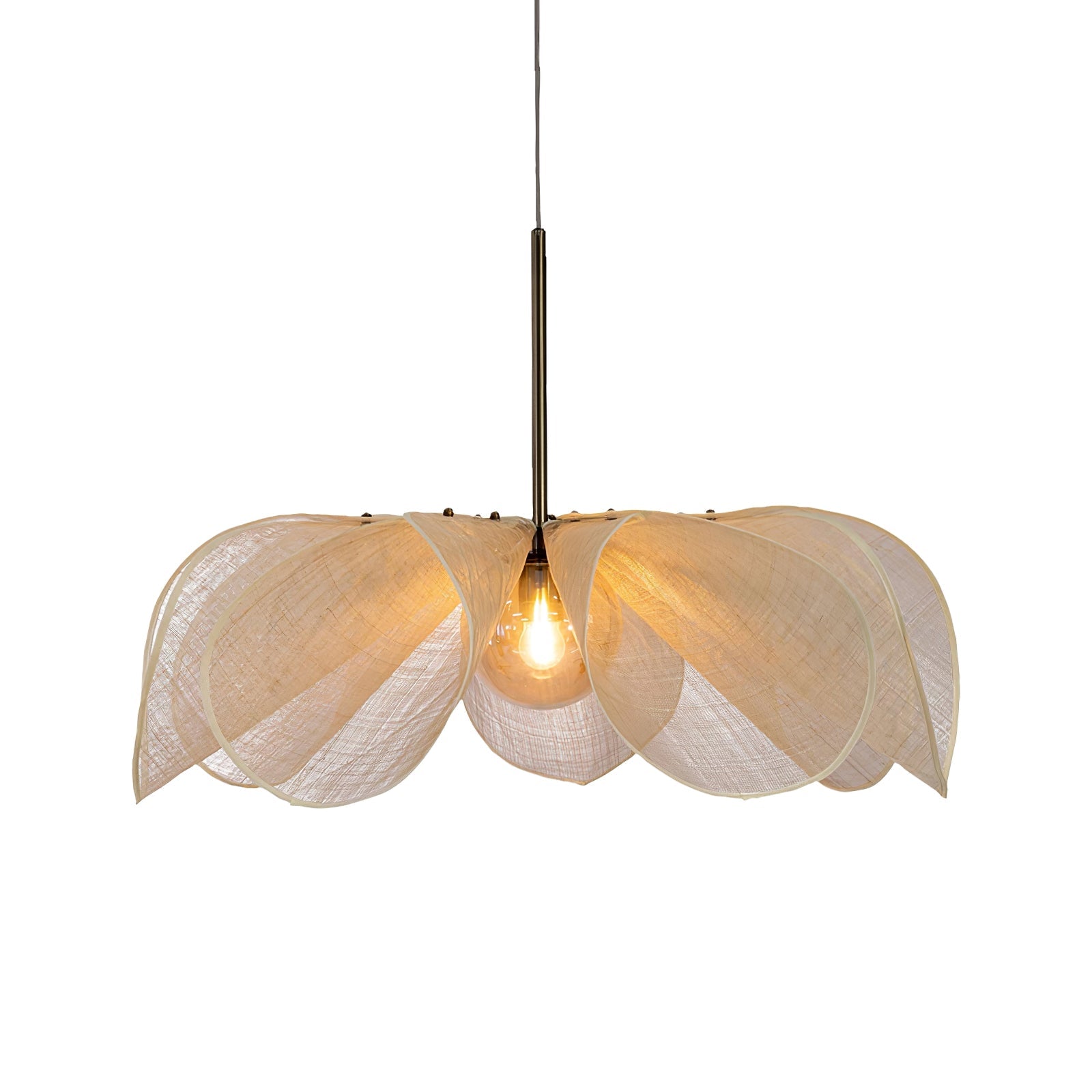 Elowe Abaca-Faser Pendelleuchte-Letslighting
