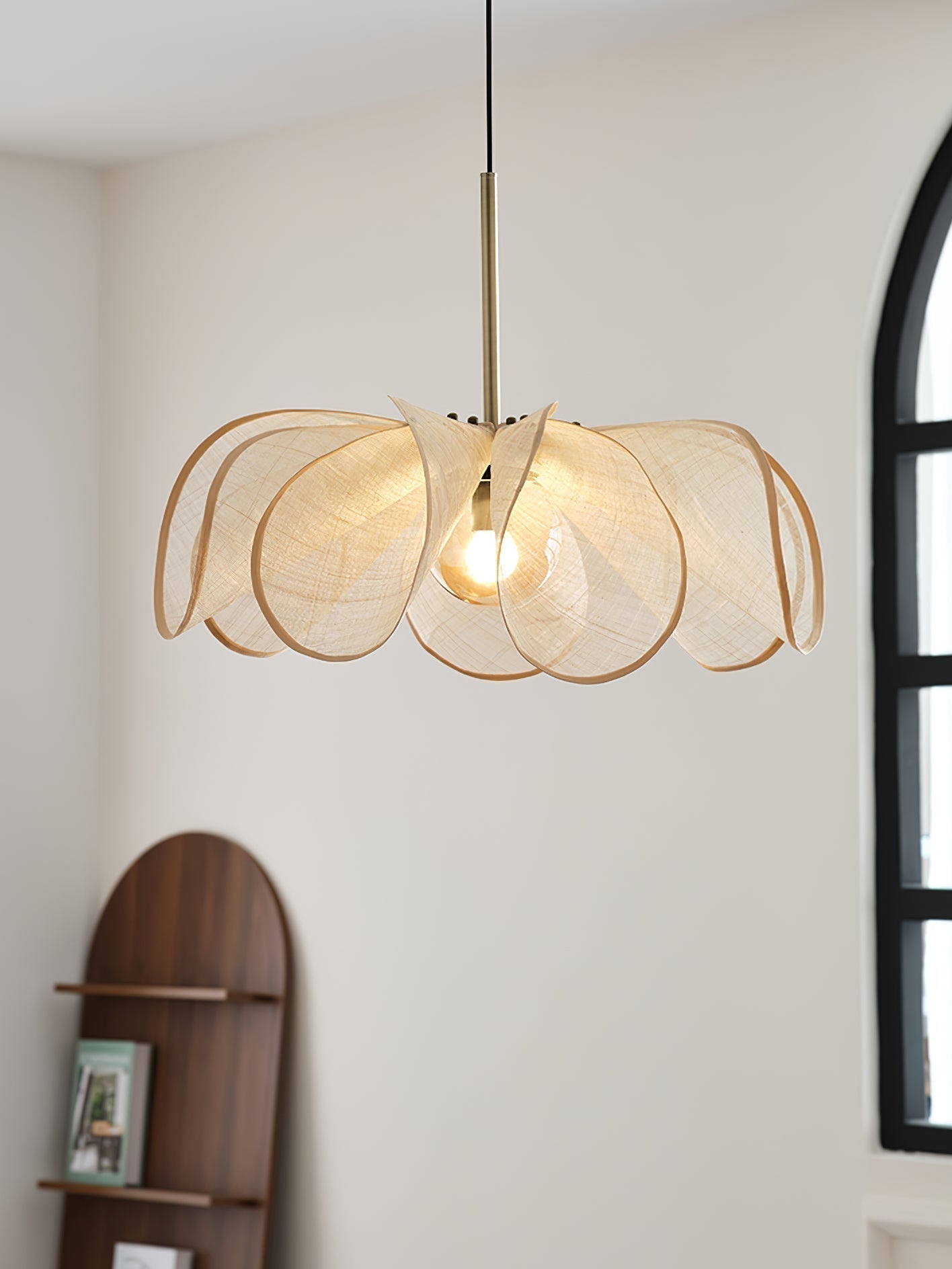 Elowe Abaca-Faser Pendelleuchte-Letslighting