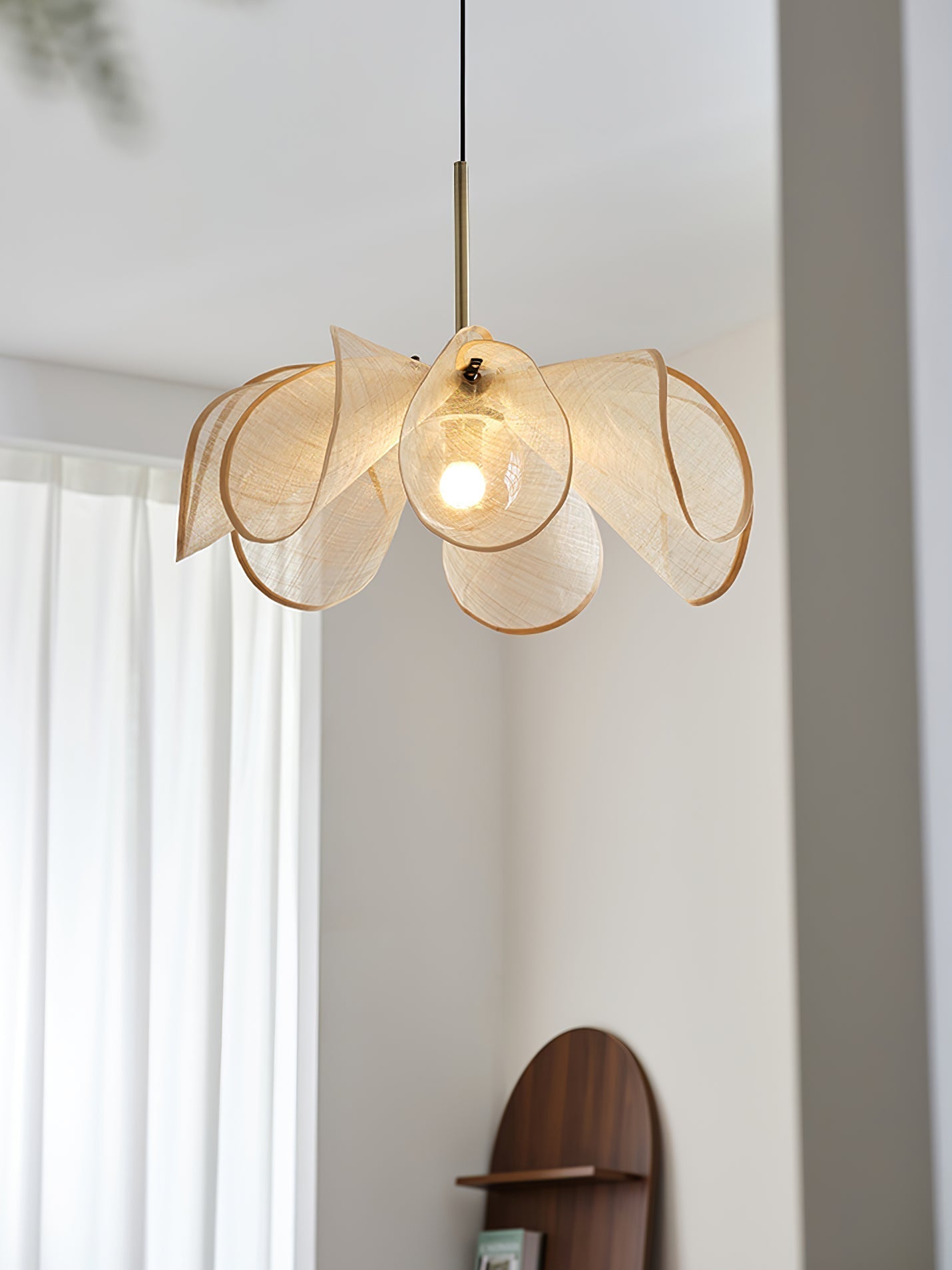 Elowe Abaca-Faser Pendelleuchte-Letslighting