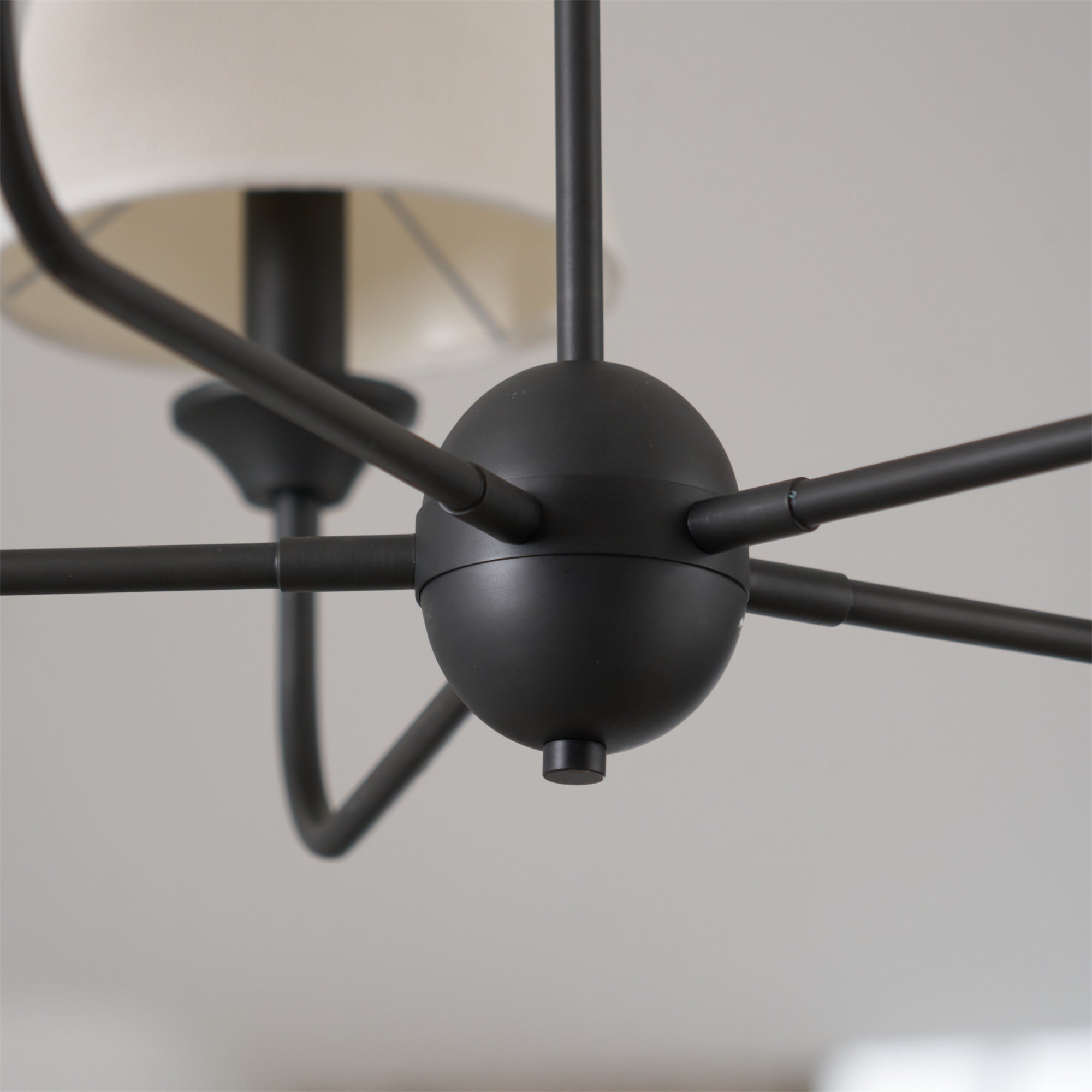 Zesorel Industrieller Vintage-Kronleuchter aus Stoff-Letslighting