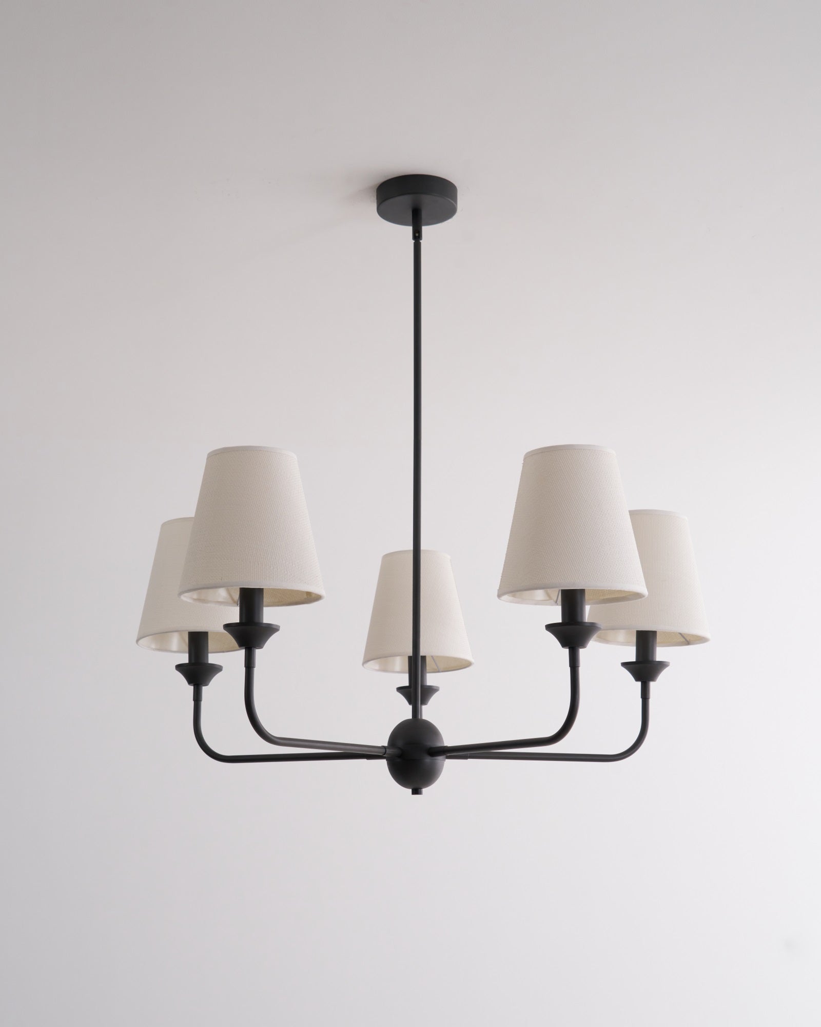Zesorel Industrieller Vintage-Kronleuchter aus Stoff-Letslighting