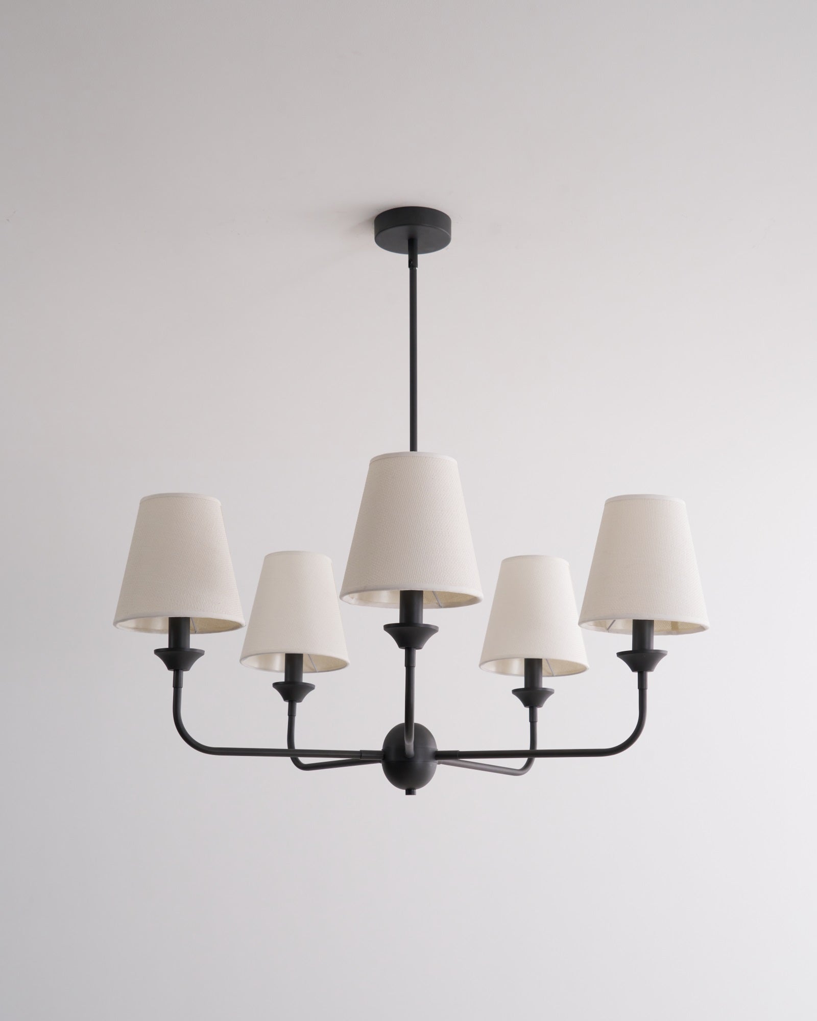 Zesorel Industrieller Vintage-Kronleuchter aus Stoff-Letslighting