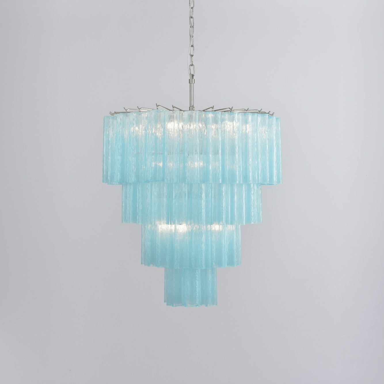 Aurora Chandelier Cascade Layered Glass Elegant Vintage - Neutralighting