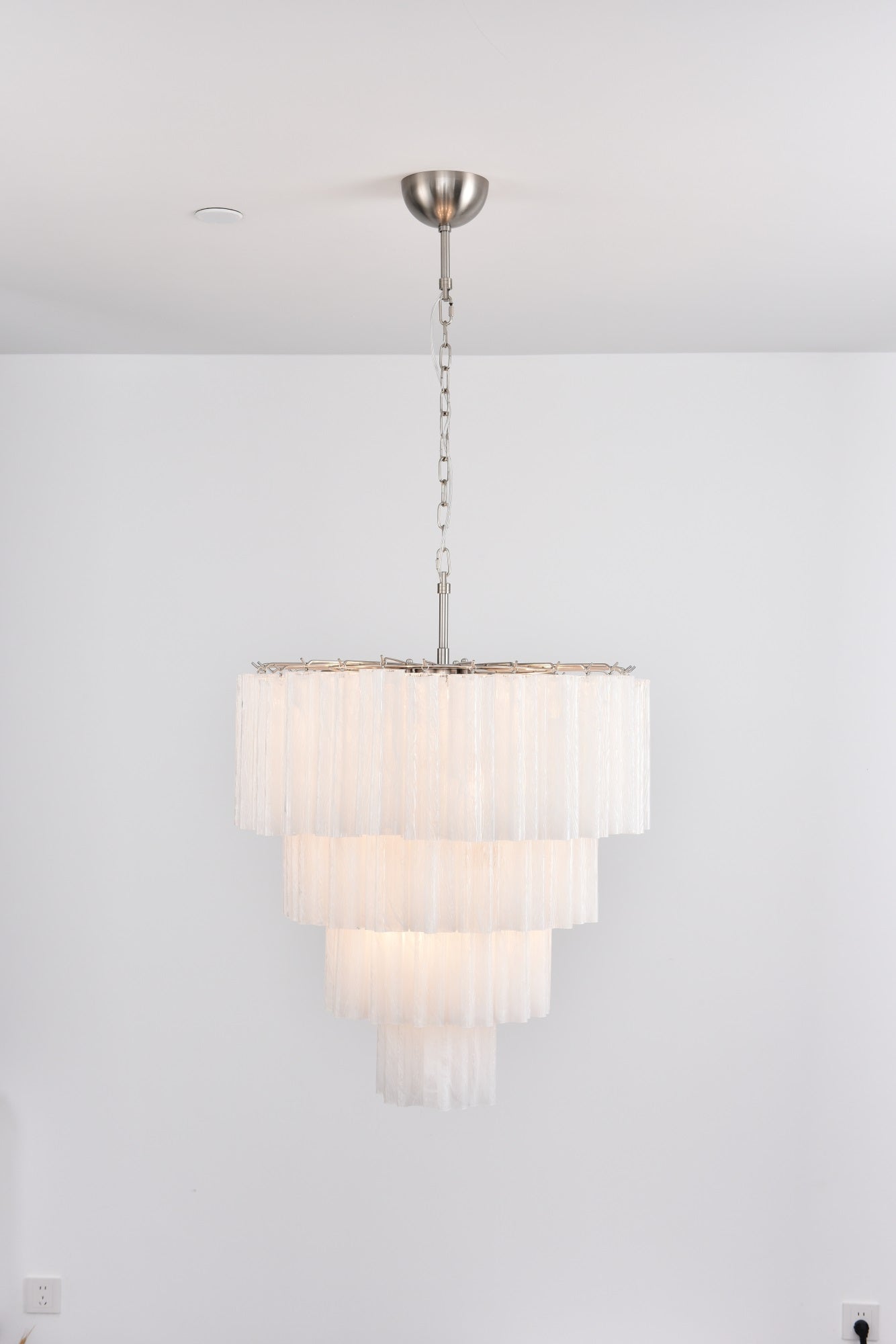 Aurora Chandelier Cascade Layered Glass Elegant Vintage - Neutralighting