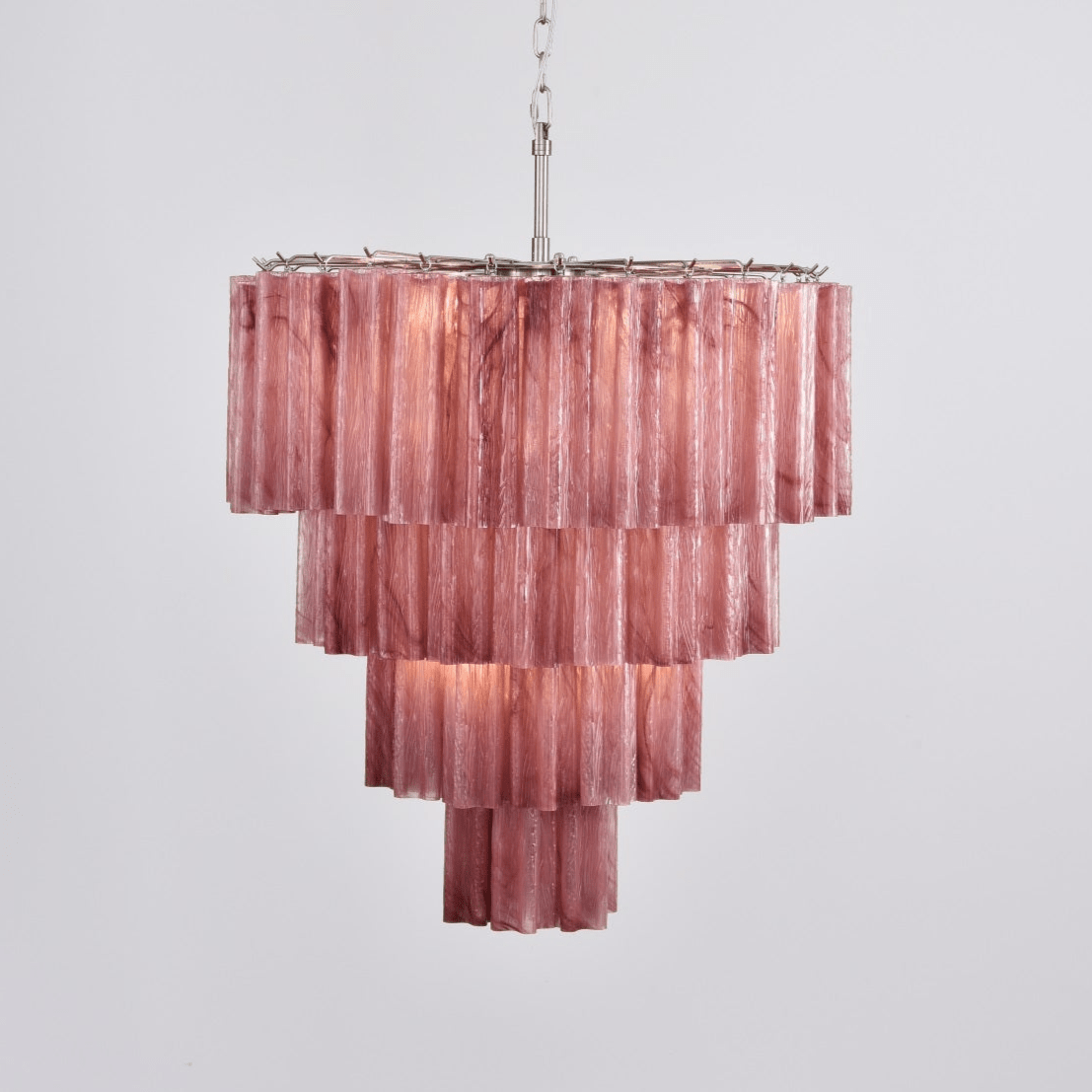 Aurora Chandelier Cascade Layered Glass Elegant Vintage - Neutralighting