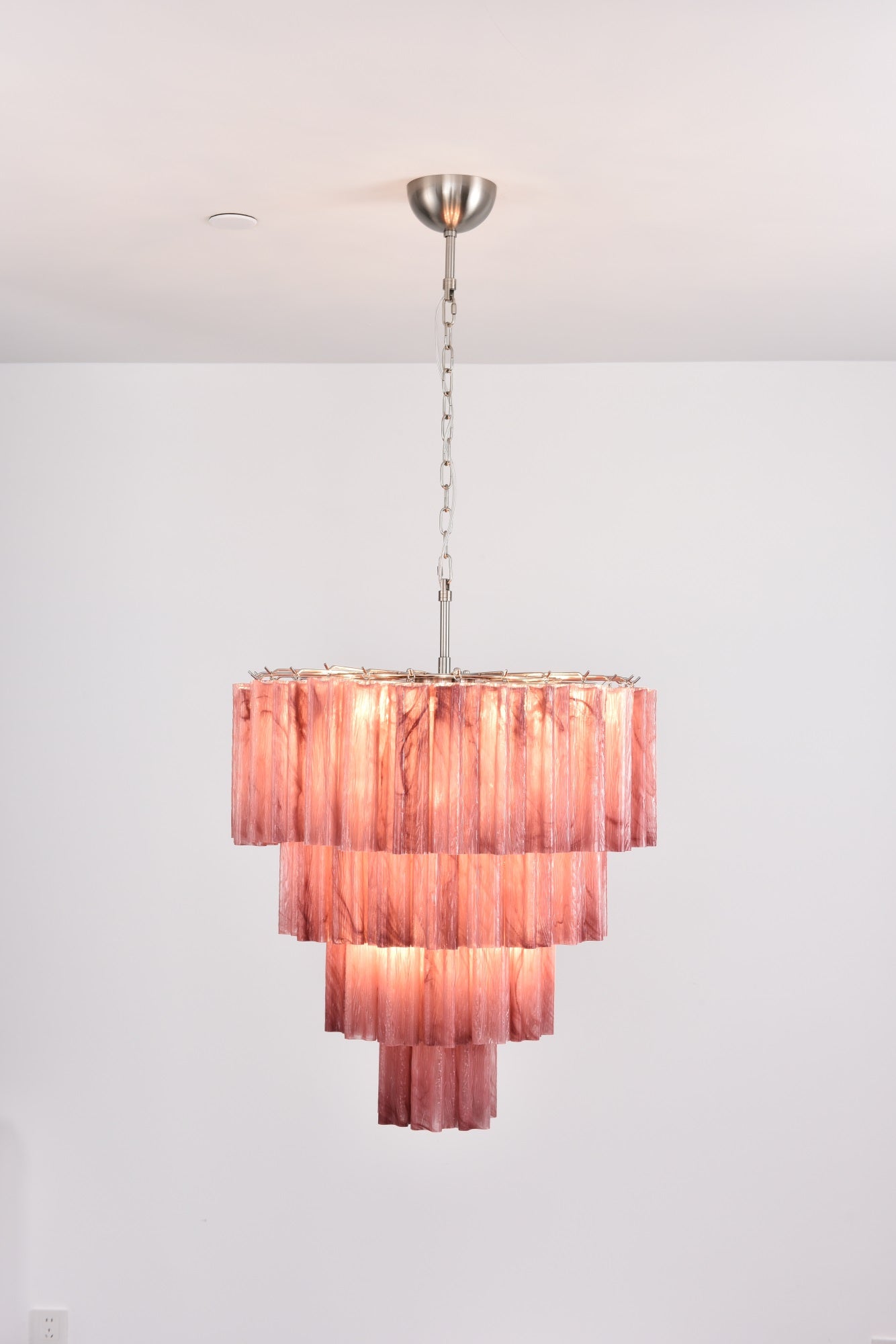Aurora Chandelier Cascade Layered Glass Elegant Vintage - Neutralighting