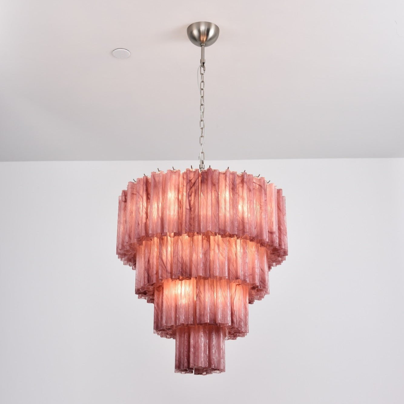 Aurora Chandelier Cascade Layered Glass Elegant Vintage - Neutralighting