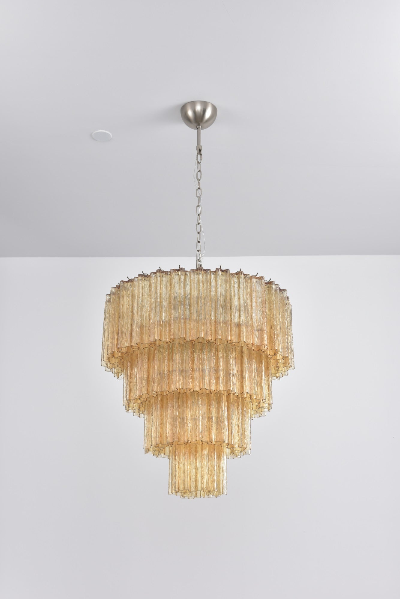 Aurora Chandelier Cascade Layered Glass Elegant Vintage - Neutralighting