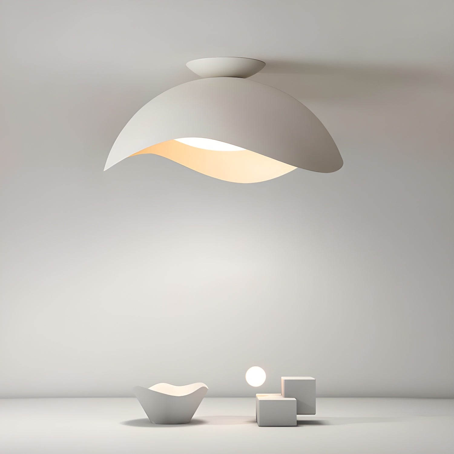 Serene Wave Ceiling Light - Blowlighting