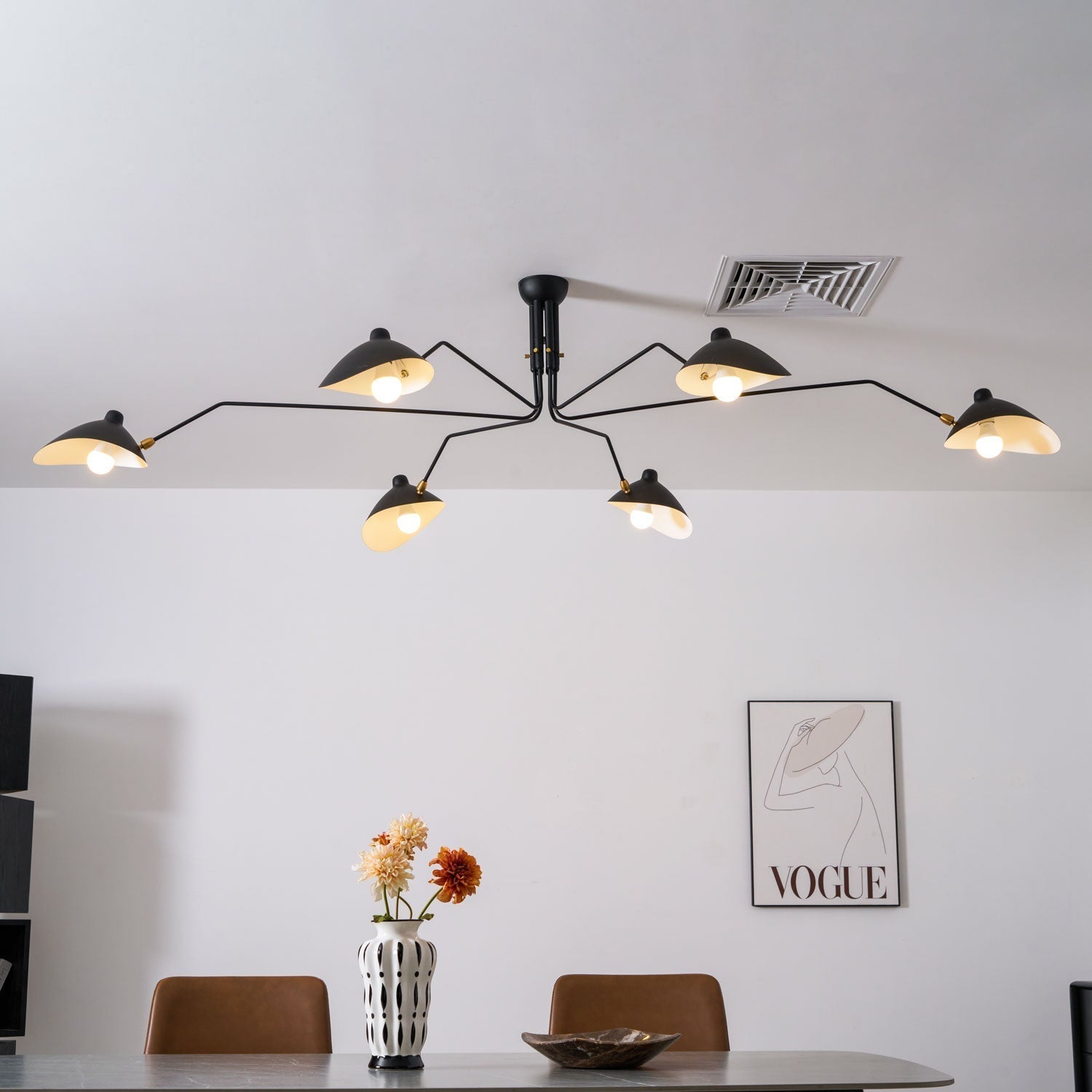 Serge Mouille Ceiling Light A - Blowlighting