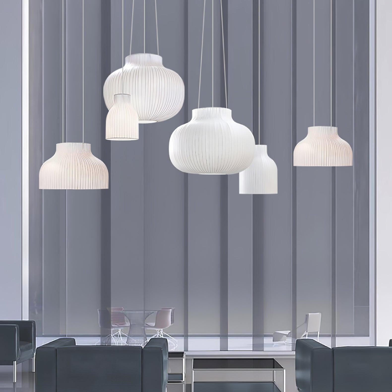 Lumina Seide Gerippt Pendelleuchte-Letslighting