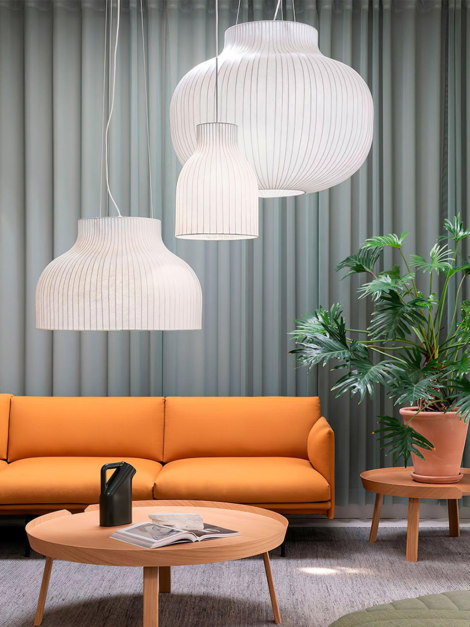 Lumina Seide Gerippt Pendelleuchte-Letslighting