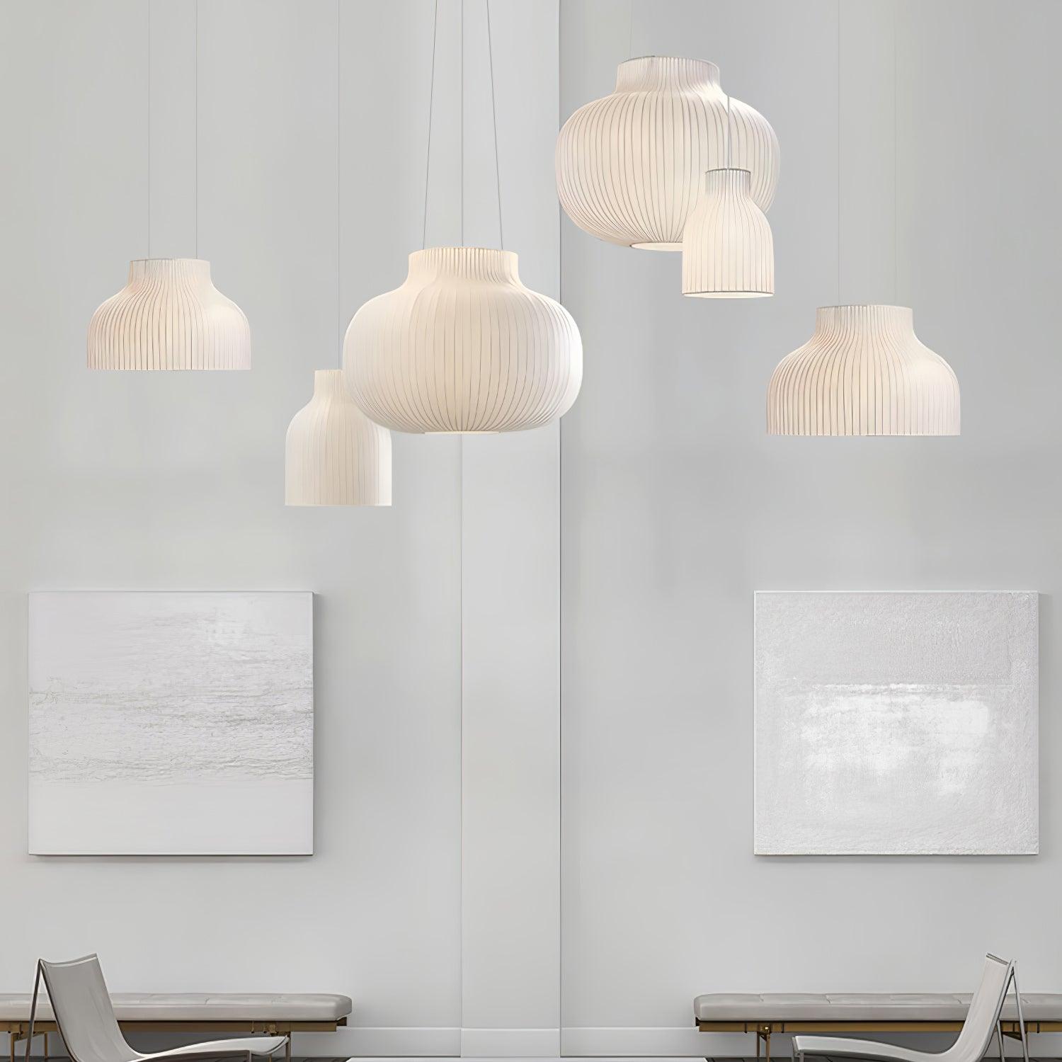 Lumina Seide Gerippt Pendelleuchte-Letslighting