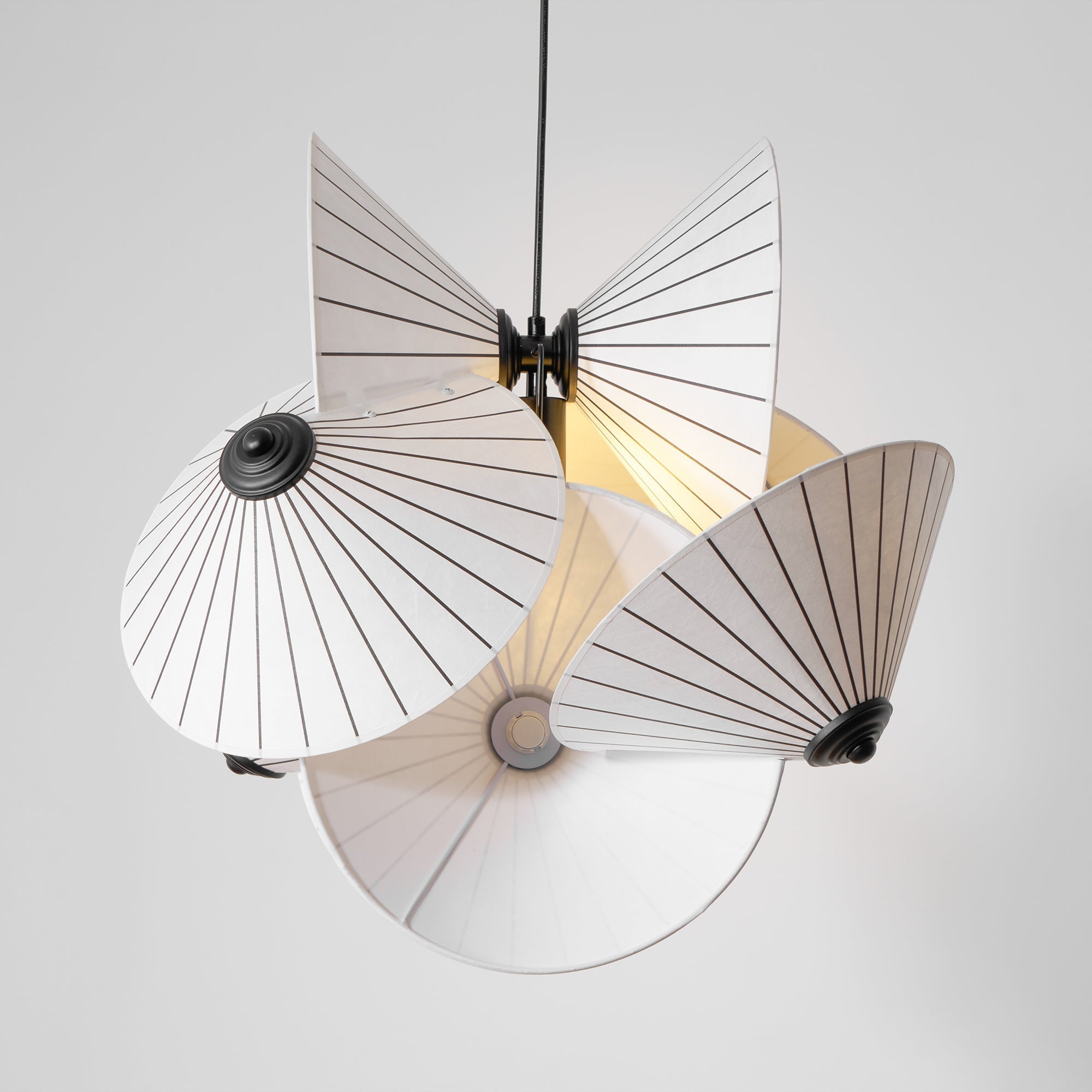 Zerinarae Blumenstoff Pendelleuchte-Letslighting