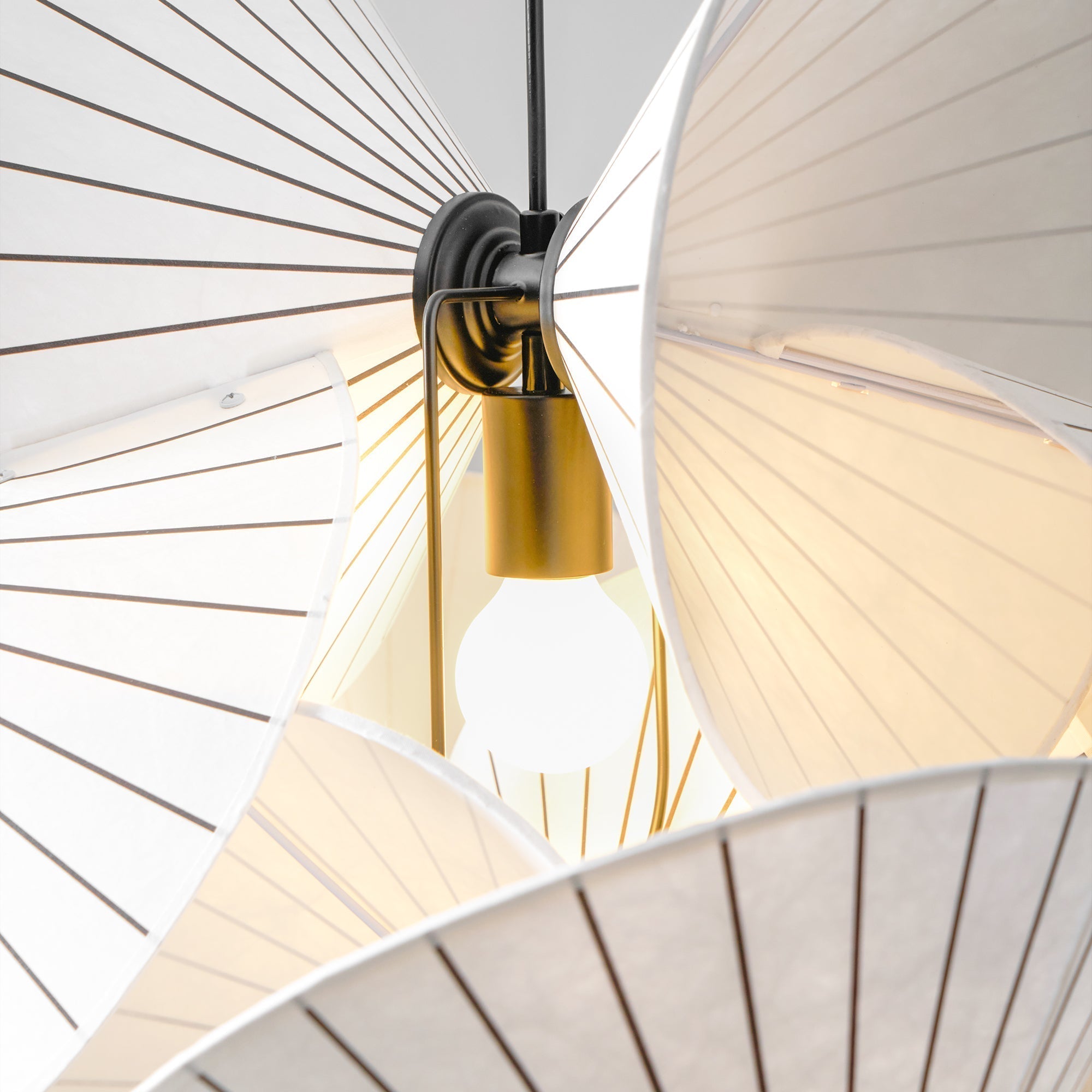 Zerinarae Blumenstoff Pendelleuchte-Letslighting