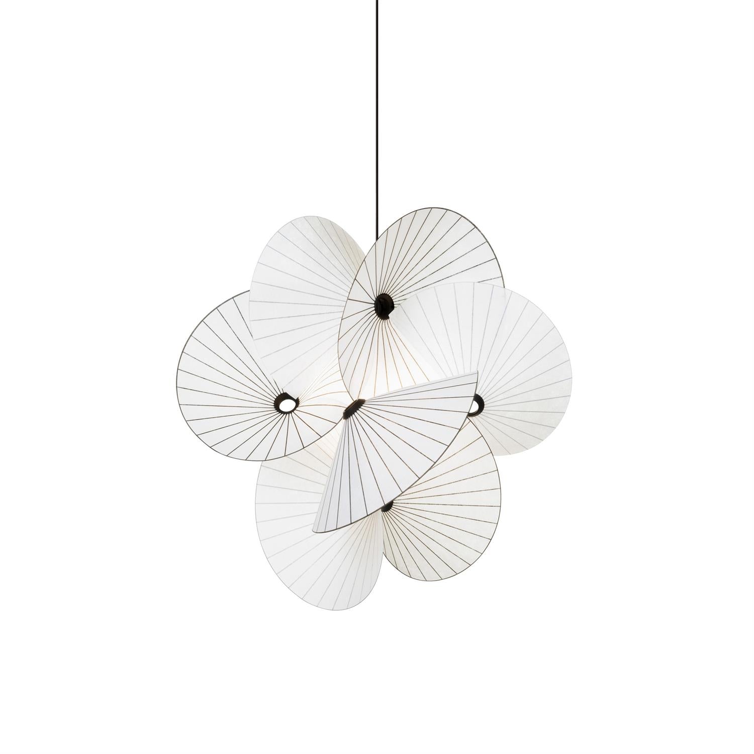Zerinarae Blumenstoff Pendelleuchte-Letslighting