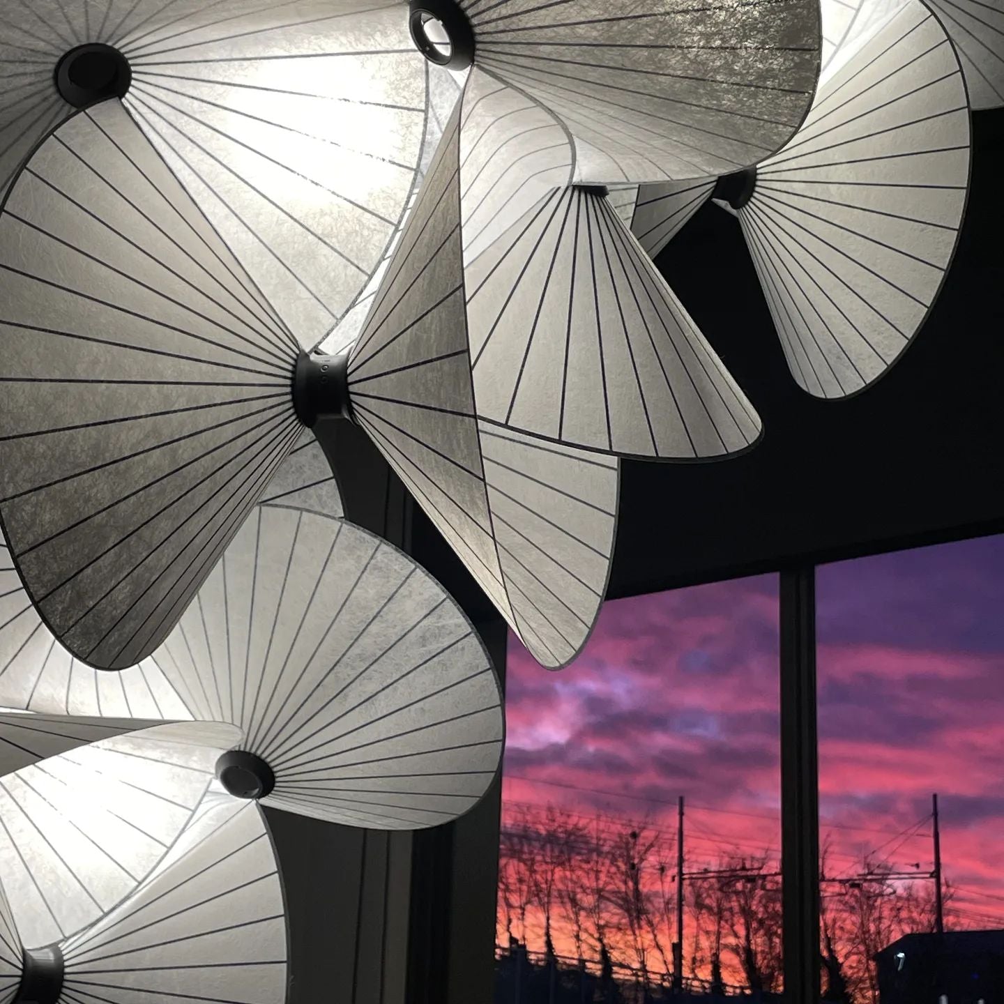 Zerinarae Blumenstoff Pendelleuchte-Letslighting