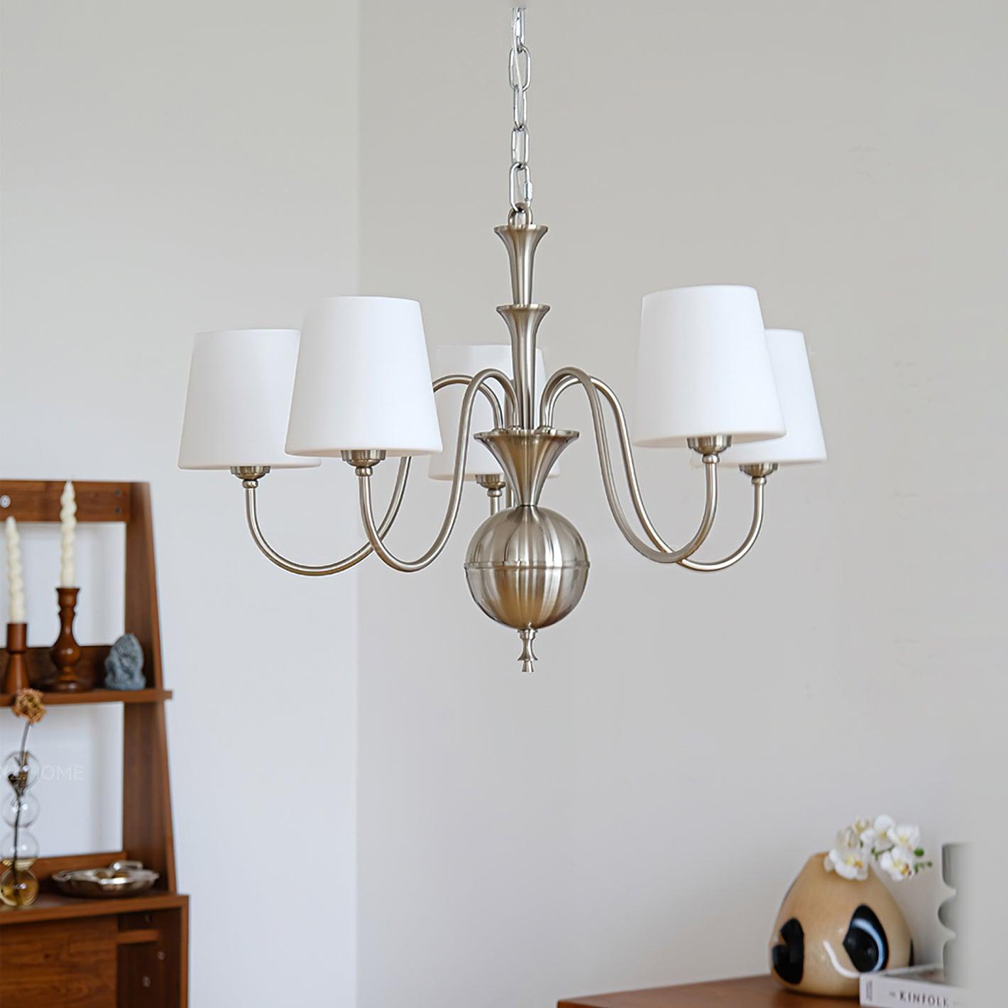 Olmiris Eleganter Kronleuchter aus Nickel-Letslighting