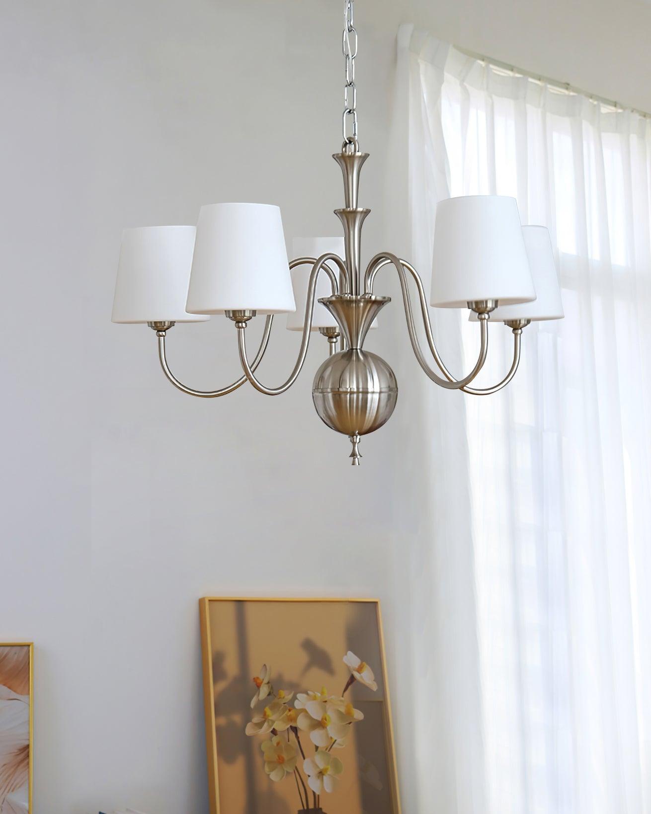 Olmiris Eleganter Kronleuchter aus Nickel-Letslighting