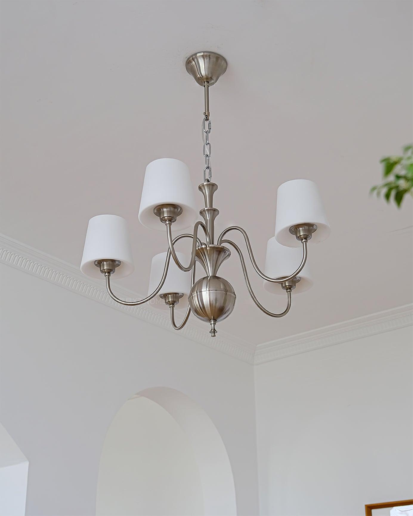 Olmiris Eleganter Kronleuchter aus Nickel-Letslighting