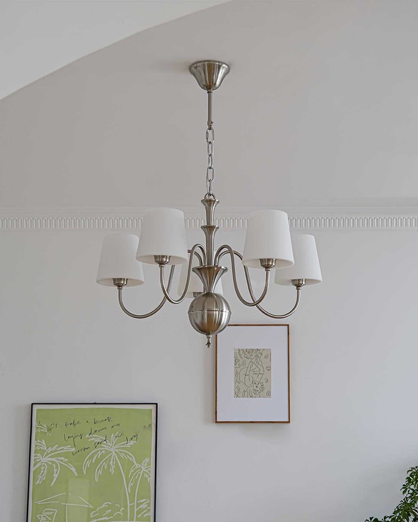 Olmiris Eleganter Kronleuchter aus Nickel-Letslighting