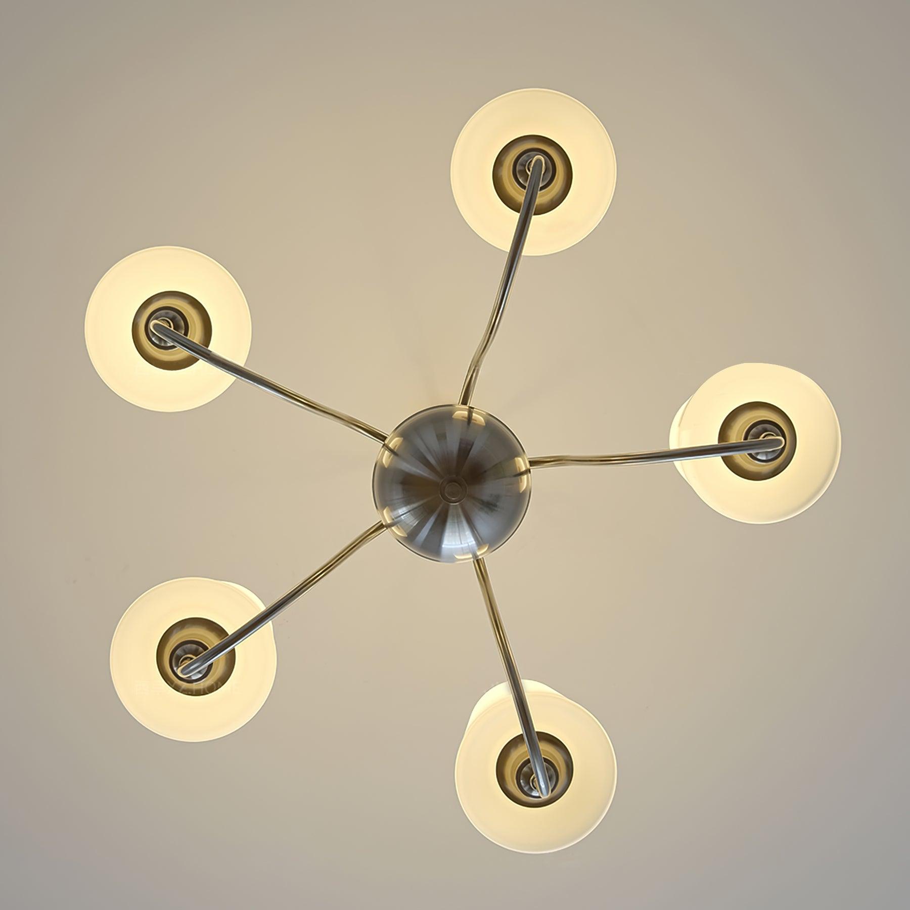 Olmiris Eleganter Kronleuchter aus Nickel-Letslighting