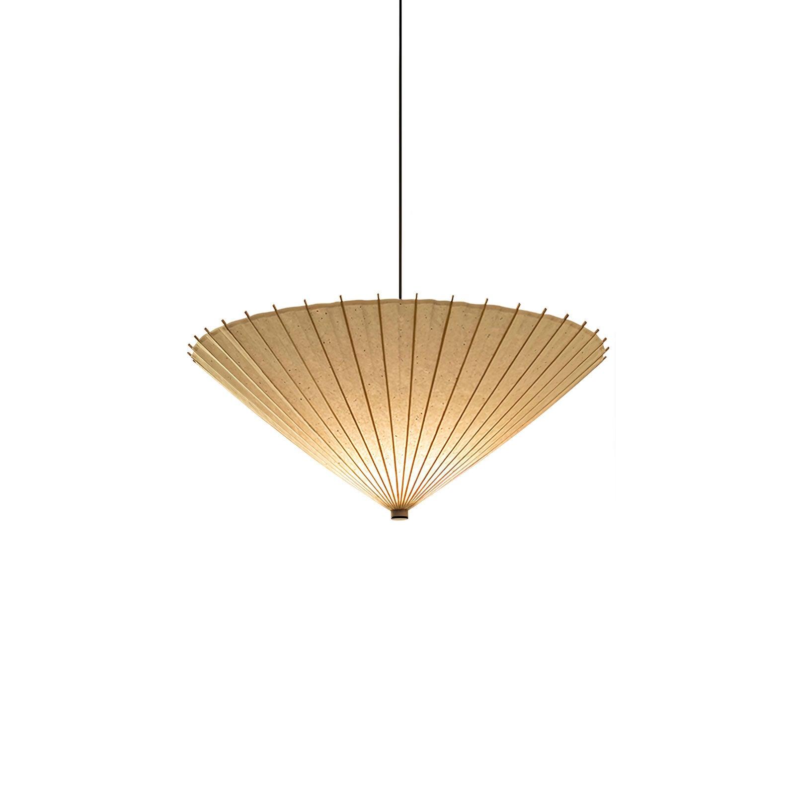 Solara Pendelleuchte Papier Schirm Plissiert Esszimmer-Letslighting
