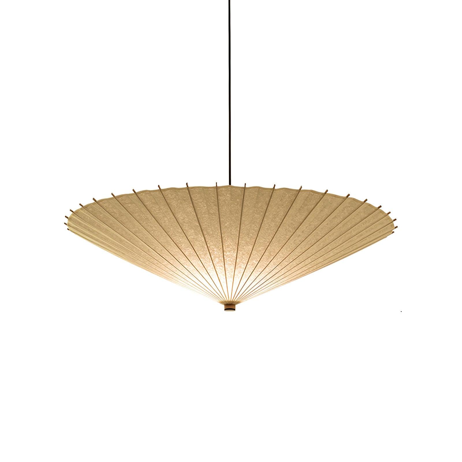 Solara Pendelleuchte Papier Schirm Plissiert Esszimmer-Letslighting