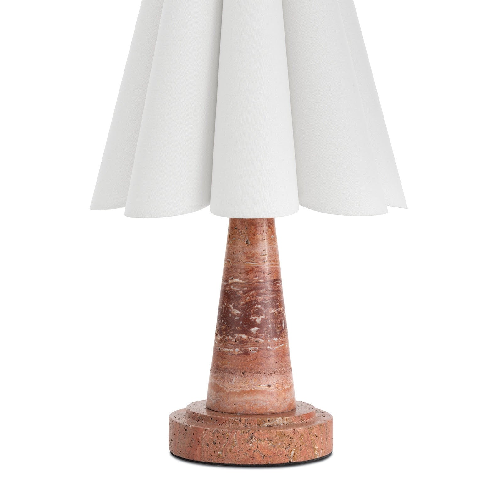 Shadon Marble Pleated Table Lamp - Letslighting