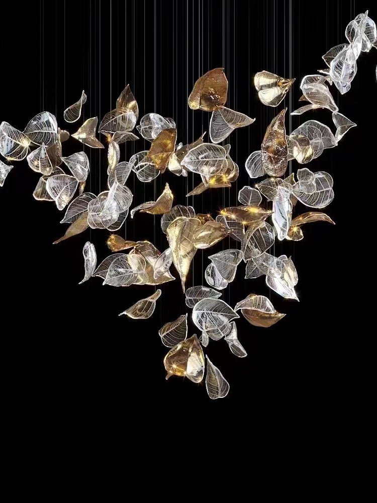 Cesilila Schillernder Blatt-Pendelleuchter-Letslighting