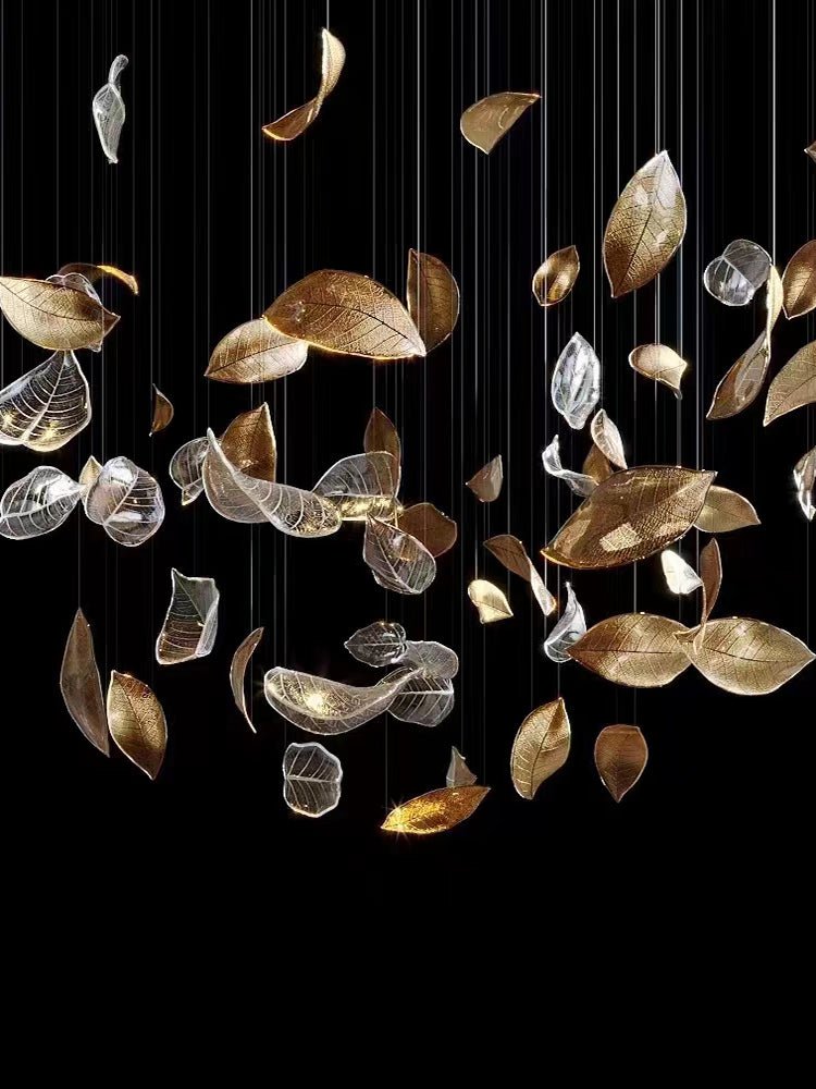 Cesilila Schillernder Blatt-Pendelleuchter-Letslighting