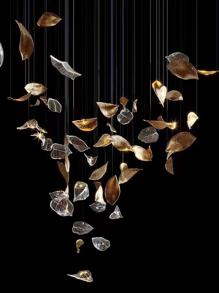 Cesilila Schillernder Blatt-Pendelleuchter-Letslighting