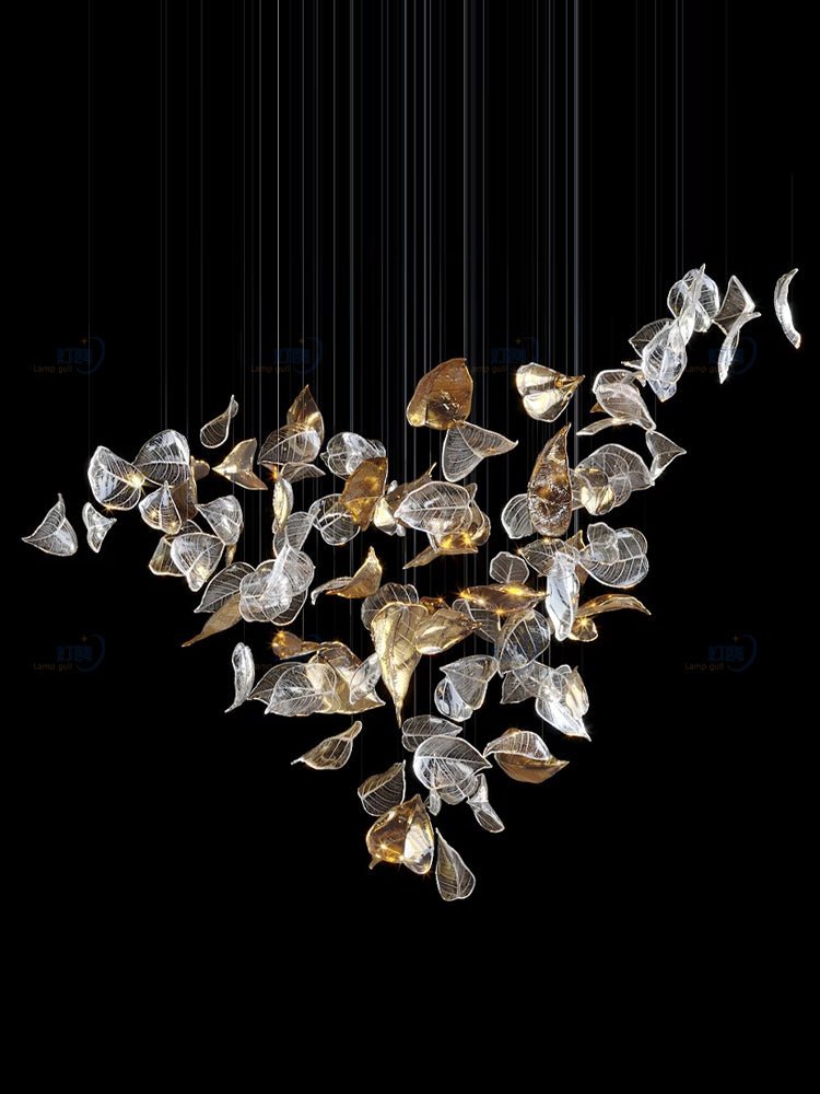 Cesilila Schillernder Blatt-Pendelleuchter-Letslighting