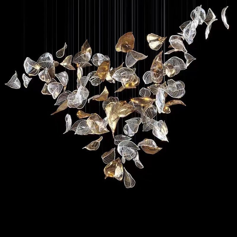 Cesilila Schillernder Blatt-Pendelleuchter-Letslighting