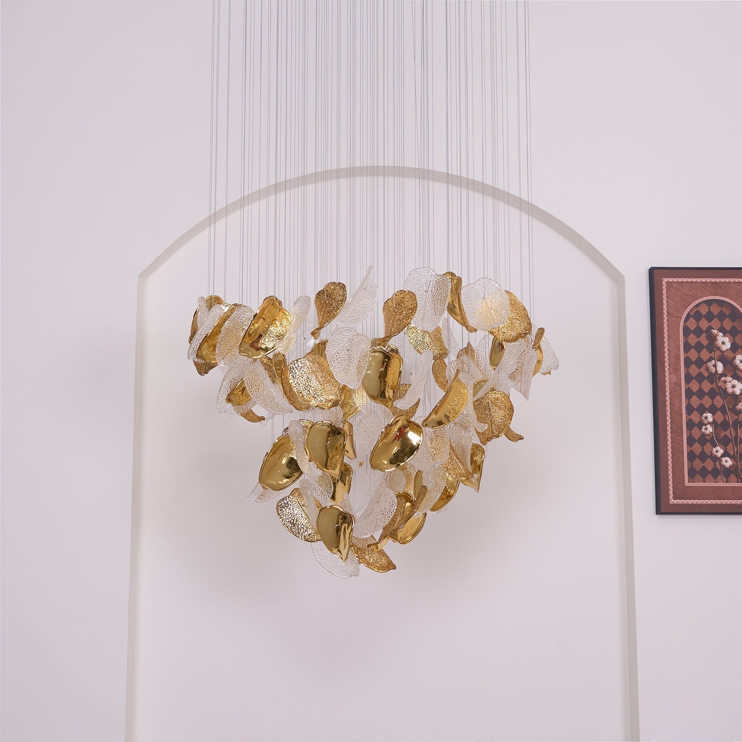 Cesilila Schillernder Blatt-Pendelleuchter-Letslighting
