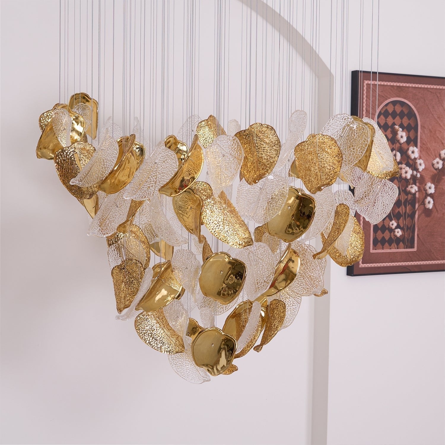 Cesilila Schillernder Blatt-Pendelleuchter-Letslighting