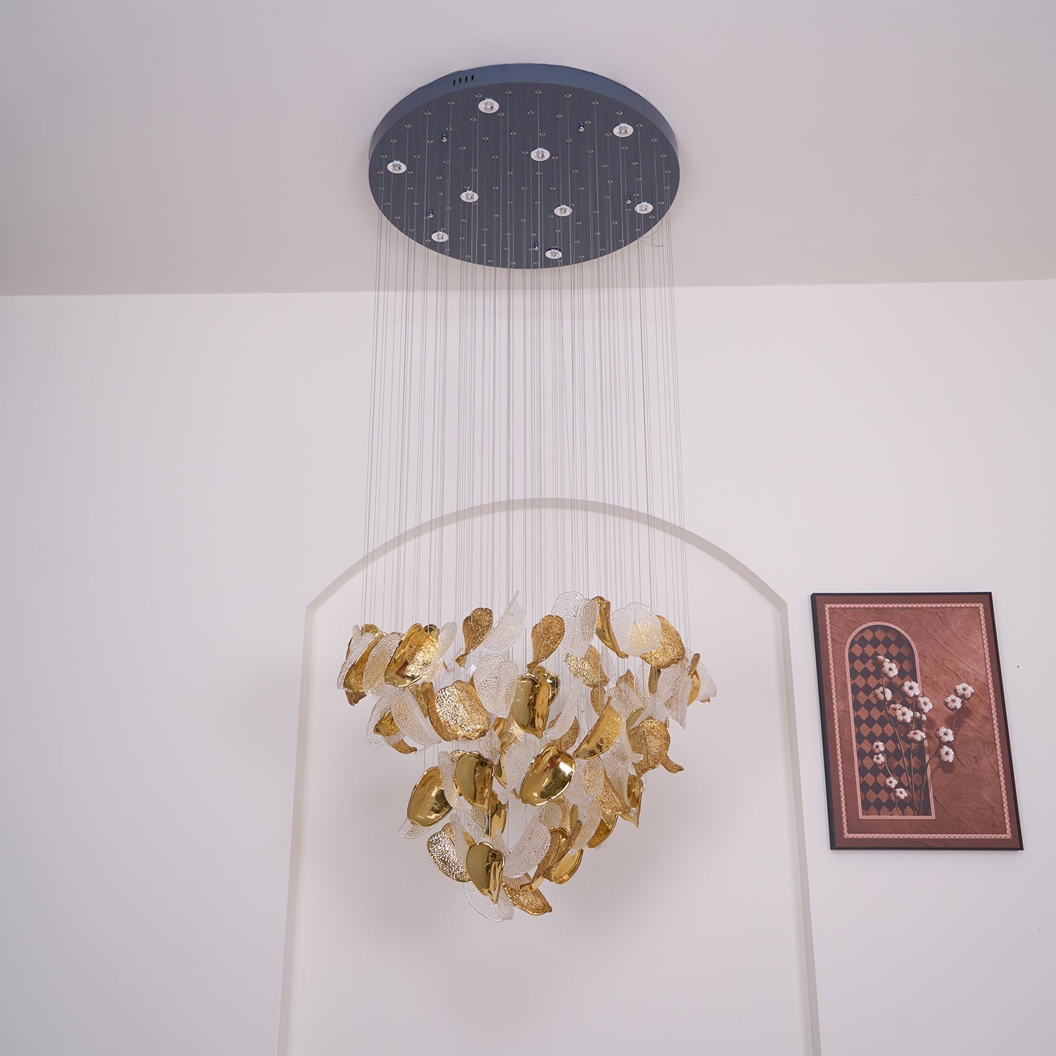Cesilila Schillernder Blatt-Pendelleuchter-Letslighting