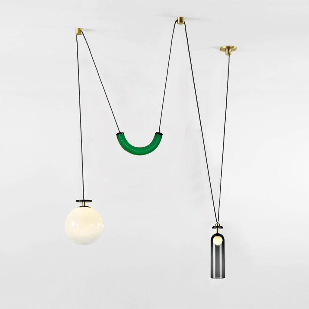 Lustra Kronleuchter Geometrische Form Kunst-Letslighting