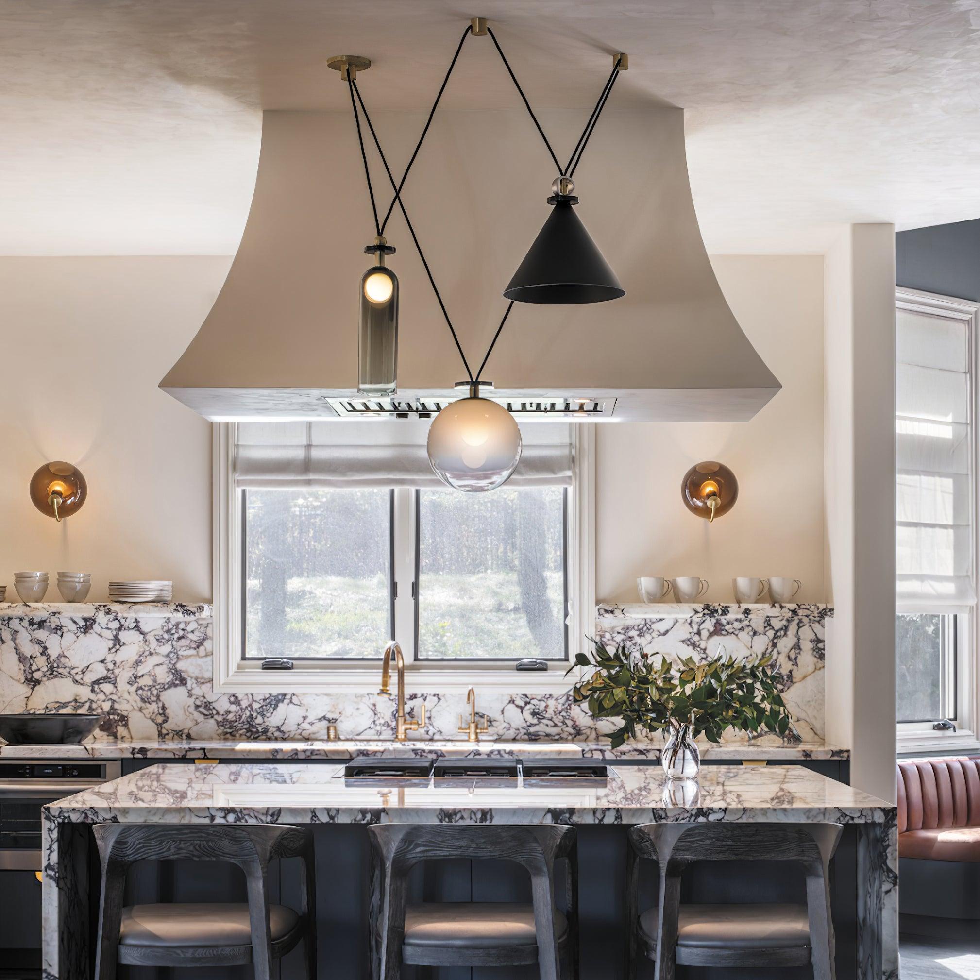 Covine Multi-Shape Adjustable Pendant Light - Letslighting